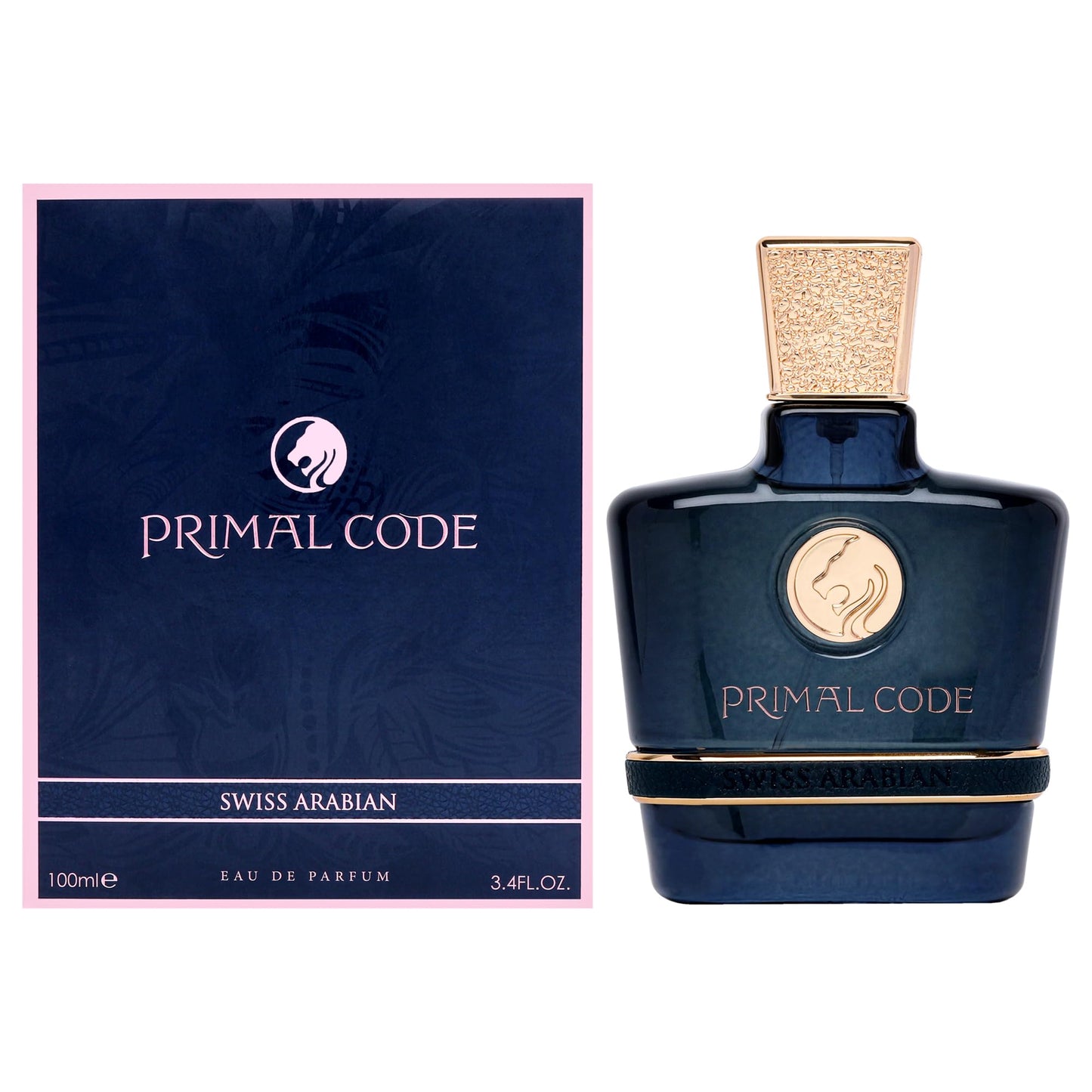Swiss Arabian Primal Code - Luxury Products From Dubai - Long Lasting, Addictive Personal EDP Spray Fragrance - Seductive Signature Aroma - 3.4 Oz - Medaid International