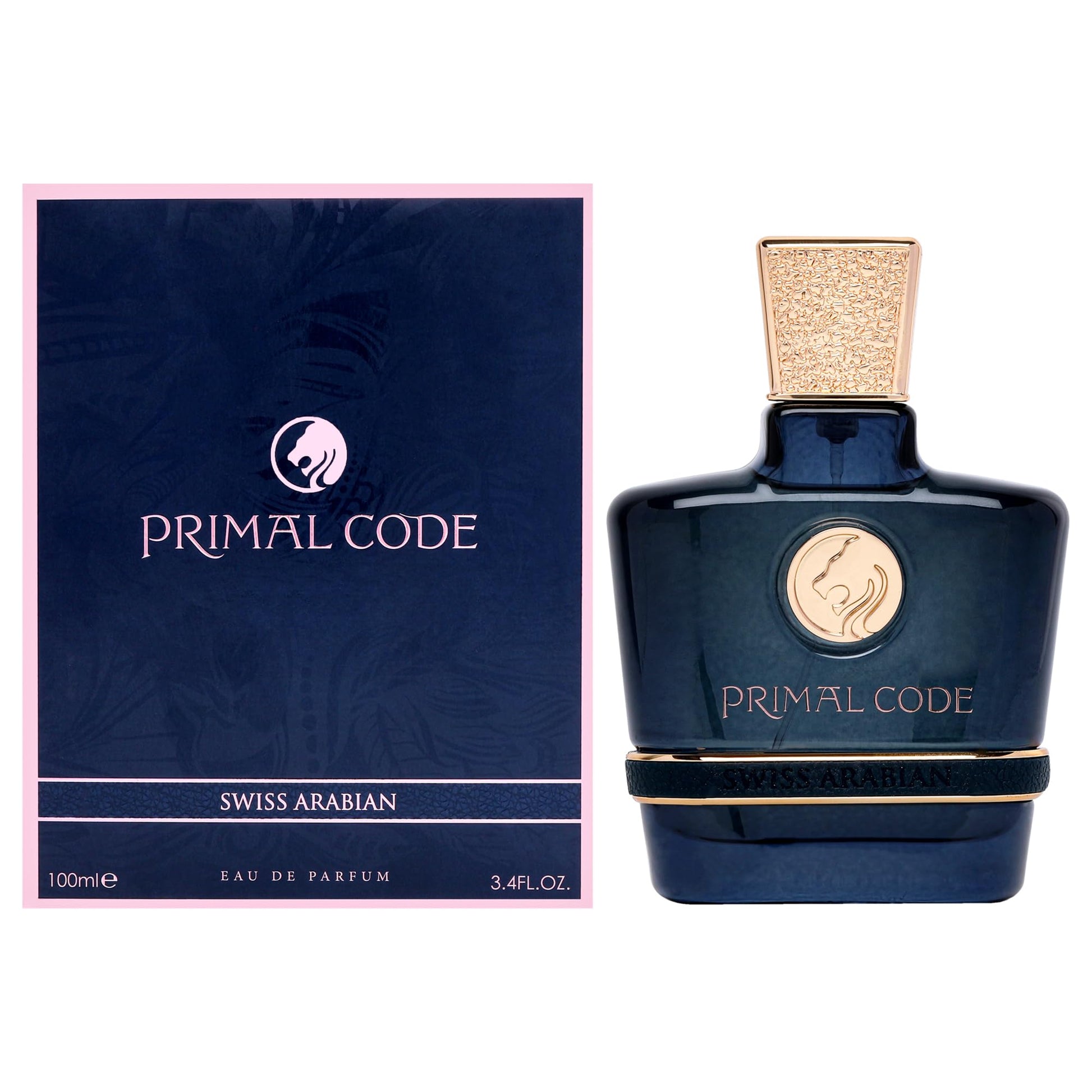 Swiss Arabian Primal Code - Luxury Products From Dubai - Long Lasting, Addictive Personal EDP Spray Fragrance - Seductive Signature Aroma - 3.4 Oz - Medaid International