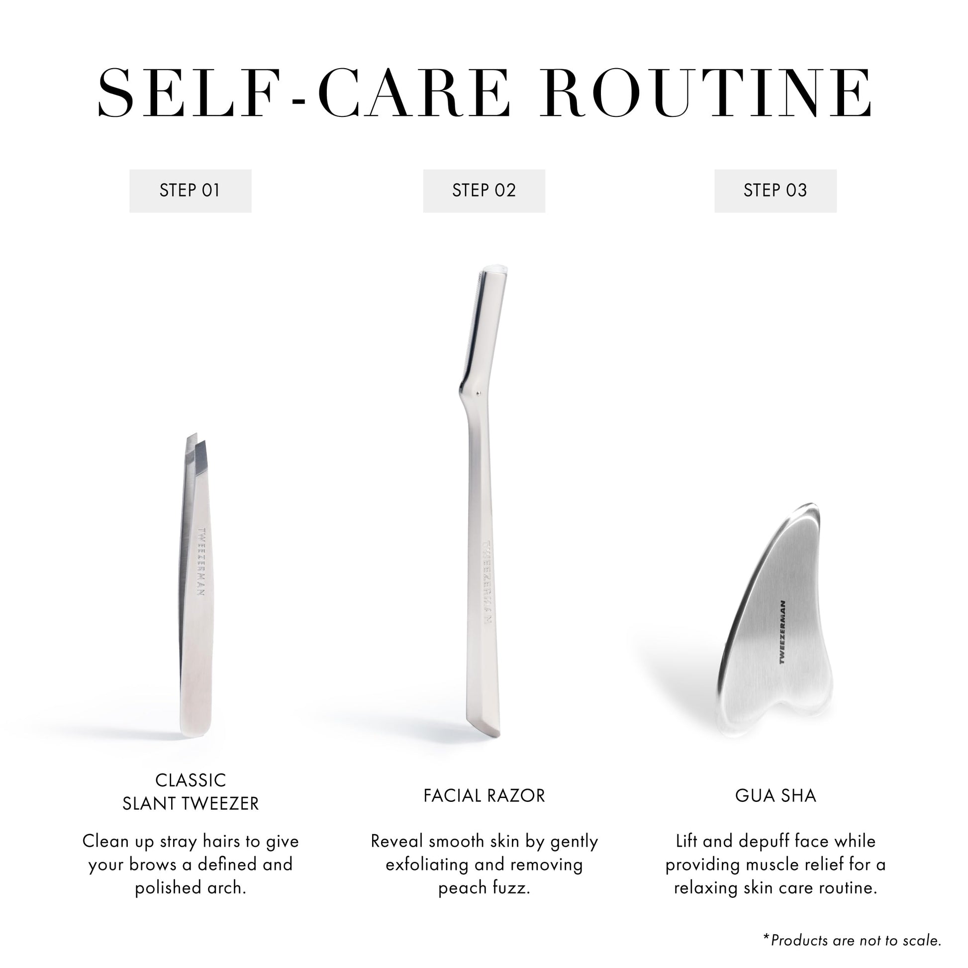 Tweezerman Stainless Steel Gua Sha Massager - Medaid International