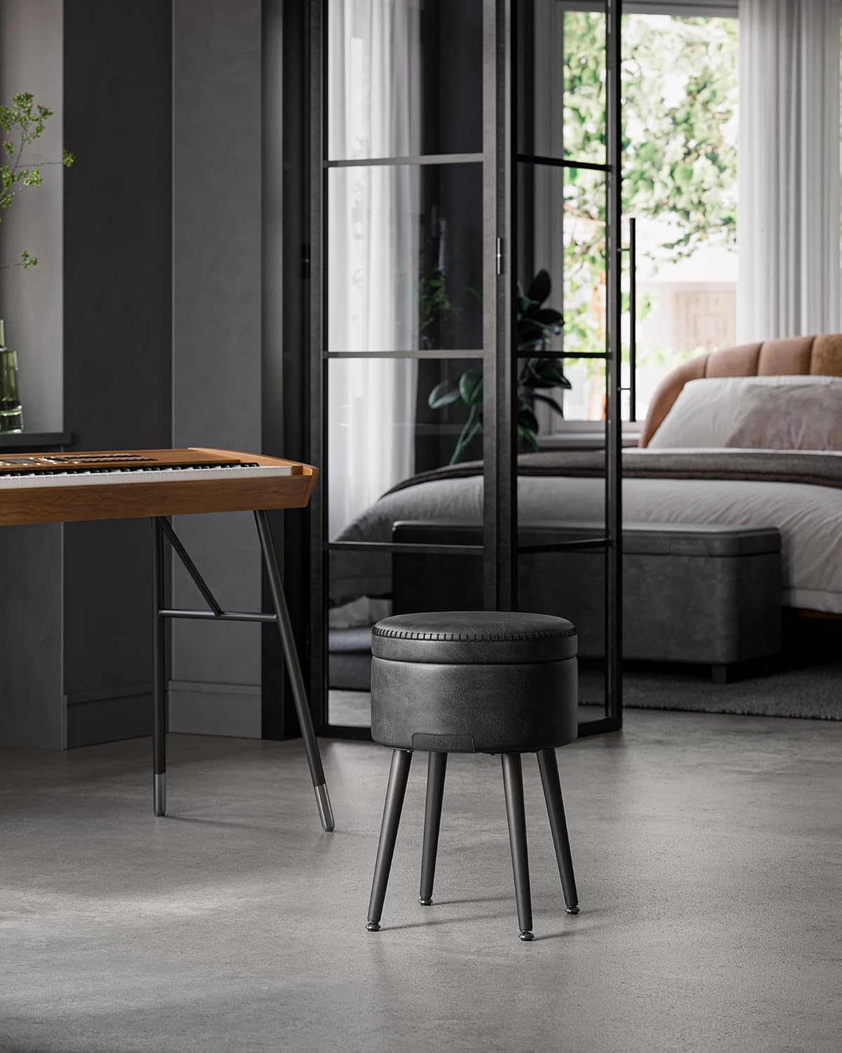 VASAGLE Storage Ottoman LOM005B01