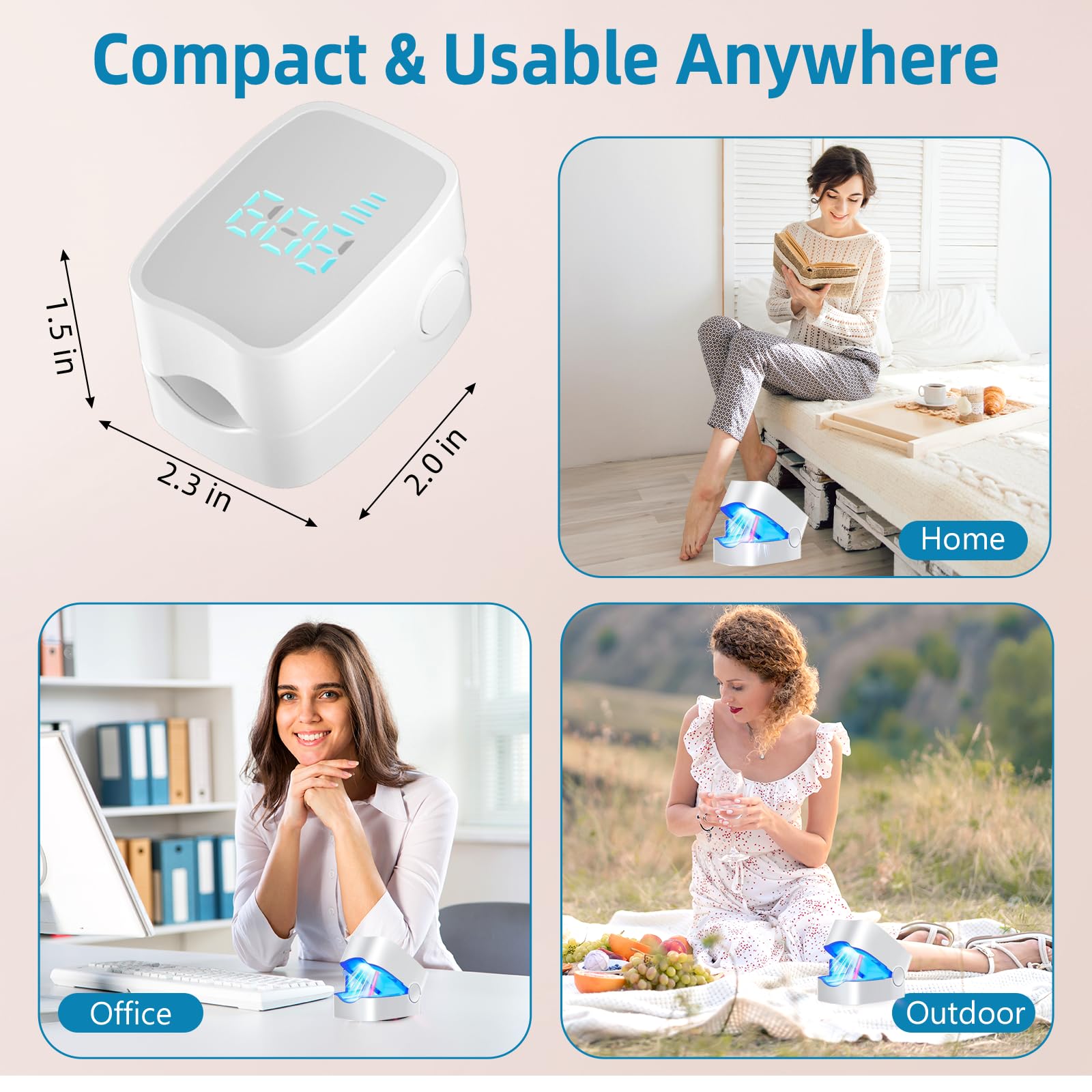 Nail Fungus Laser Treatment LED Light Device-Effective Rechargeable Nail Fungus Remover for Home Use - Medaid International
