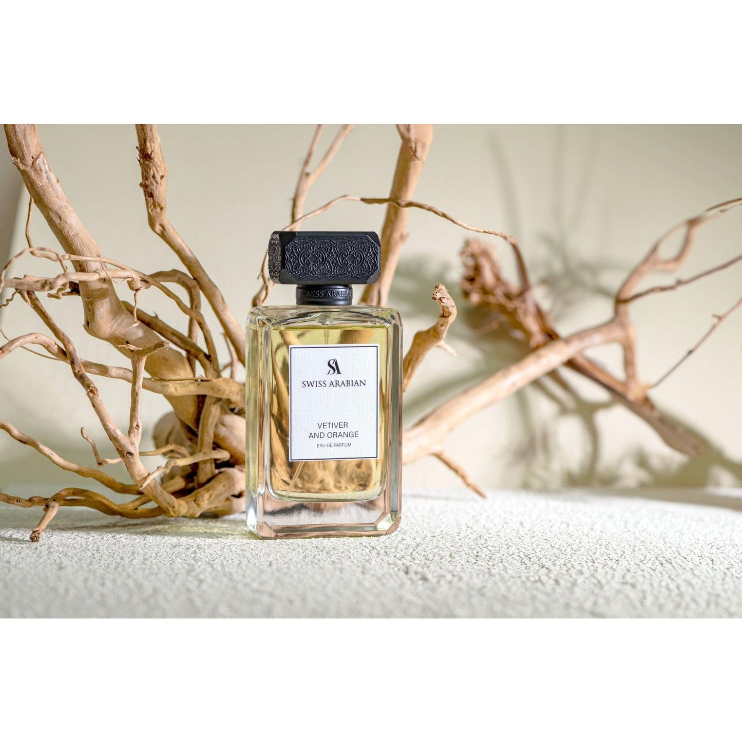 Swiss Arabian Vetiver and Orange for Men Woody Spicy Fragrance with Orange, Pepper, and Vetiver - 3.4 oz - Medaid International