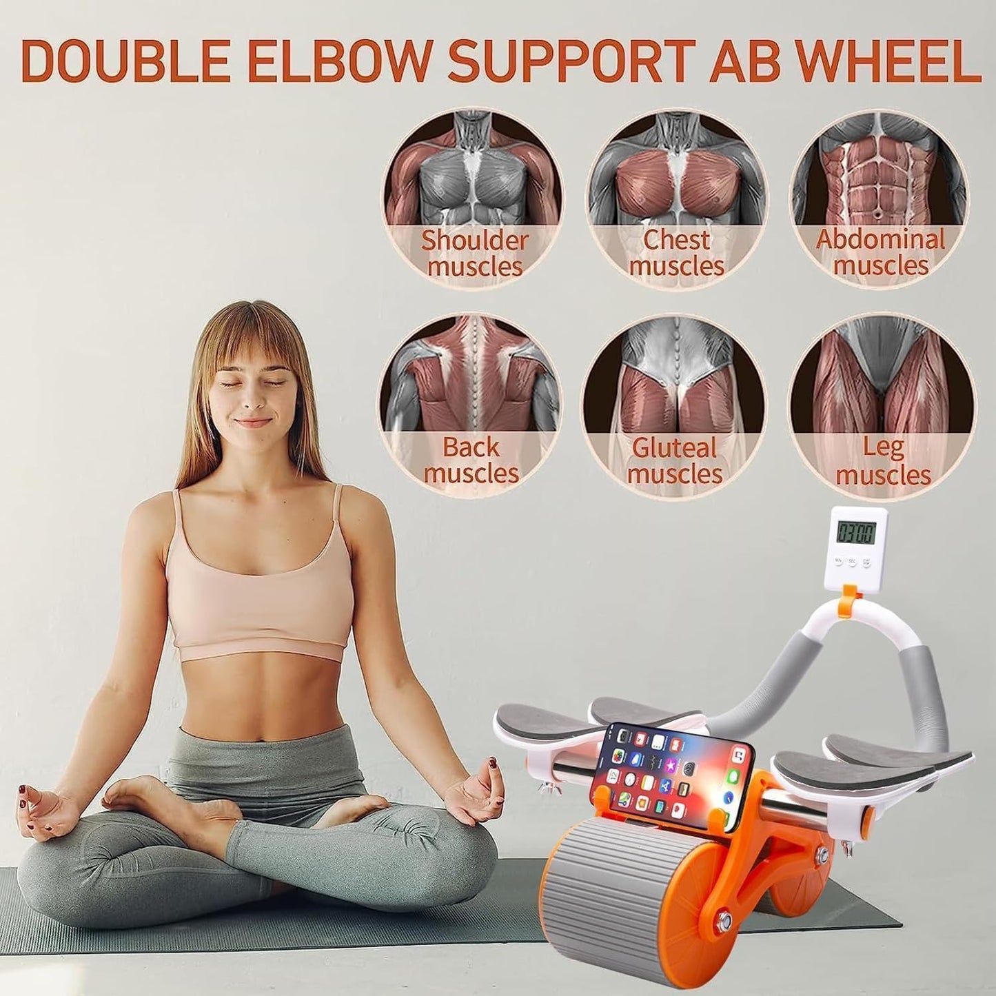 Automatic Rebound Ab Roller