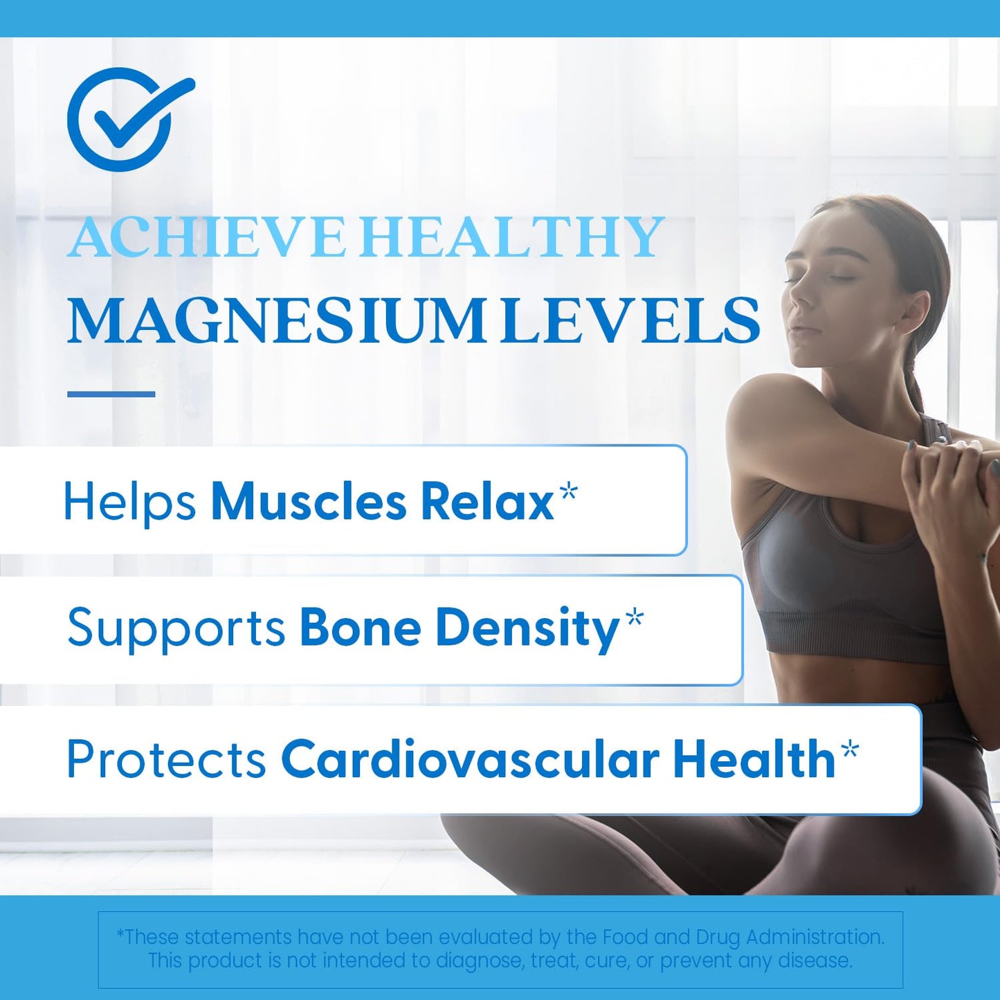Doctor's Best High Absorption Magnesium Lysinate Glycinate Capsule, Easy to Swallow, 120 Ct - Medaid International