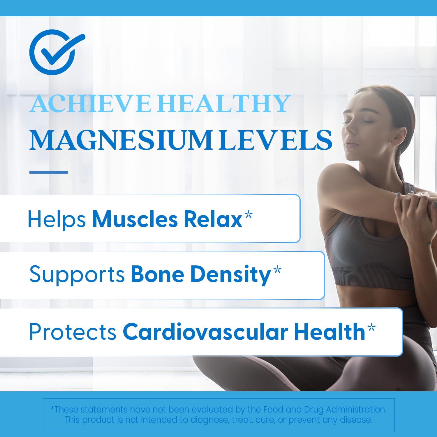 Doctor's Best High Absorption Magnesium Lysinate Glycinate Capsule, Easy to Swallow, 120 Ct - Medaid International