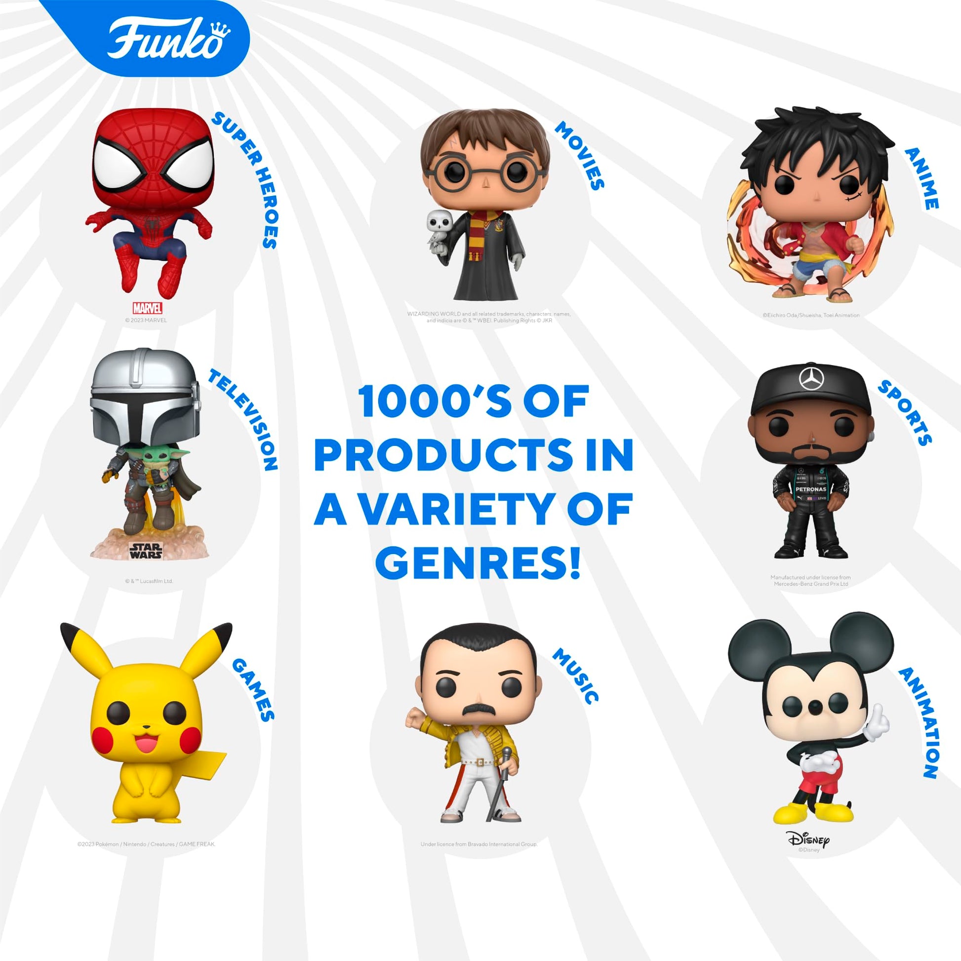Funko Pop! Advent Calendar: Star Wars - 24 Days of Surprises - Collectible Vinyl Mini Figures - Mystery Box - Gift Idea - Holiday Present for Girls, Boys & Kids - Christmas Countdown - Medaid International