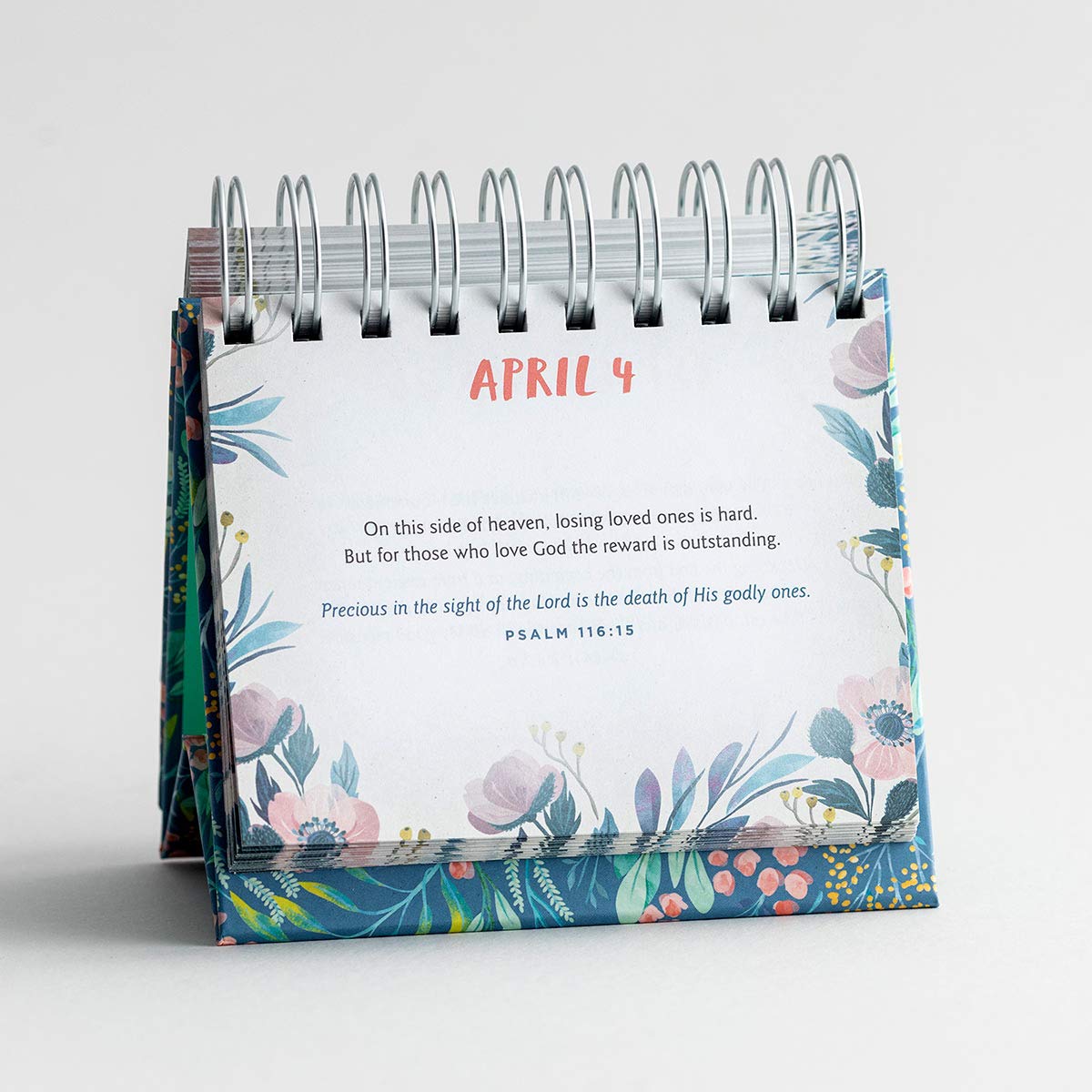 DaySpring - One Minute with God - Perpetual Calendar (J1391), Green, 5 1/2" x 5 1/4" x 1 1/4" - Medaid International