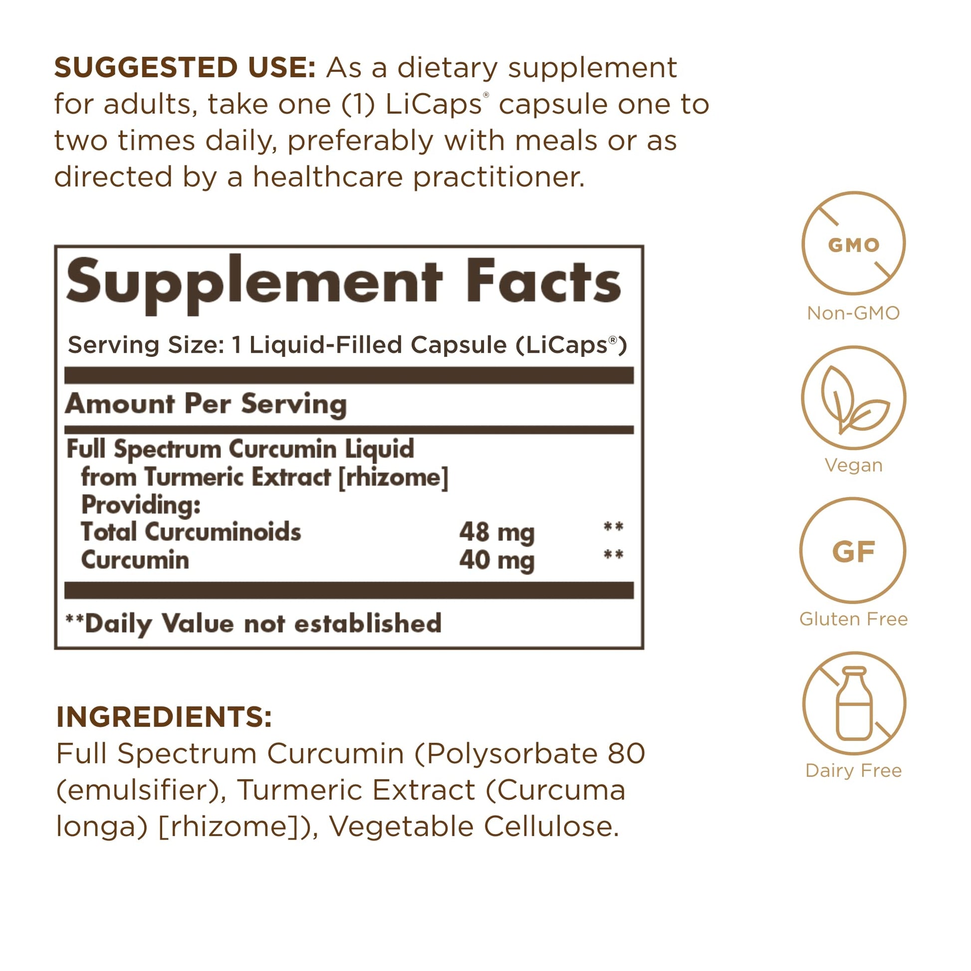 Solgar Full Spectrum Curcumin Liquid Extract Softgels - 30 Count - Faster Absorption - Brain, Joint & Immune Health - Non-GMO, Gluten-Free, Dairy-Free, Soy-Free - 30 Servings - Medaid International