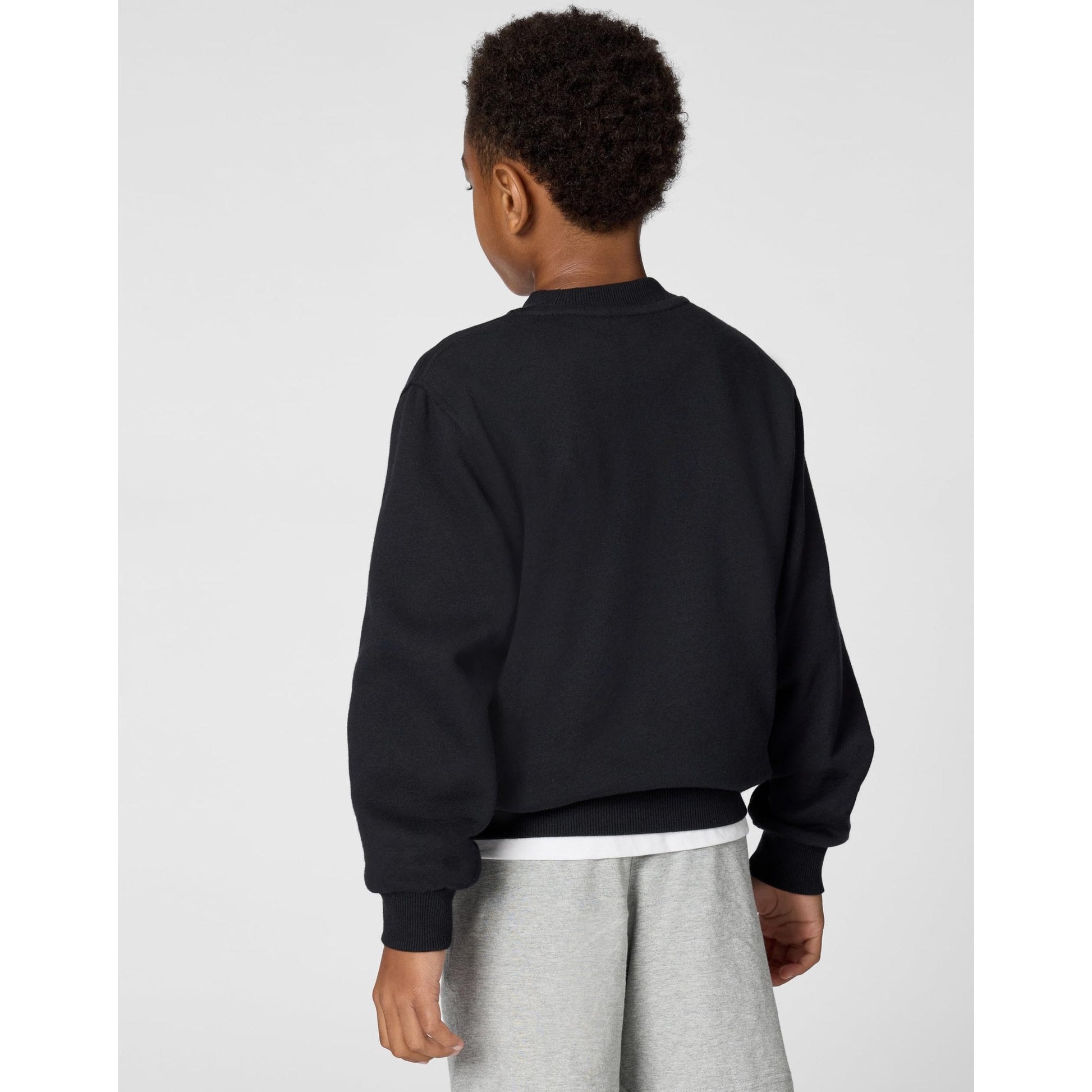 Nike Kid's Sportswear Club Fleece Sweatshirt, Black/White, Large - Medaid International