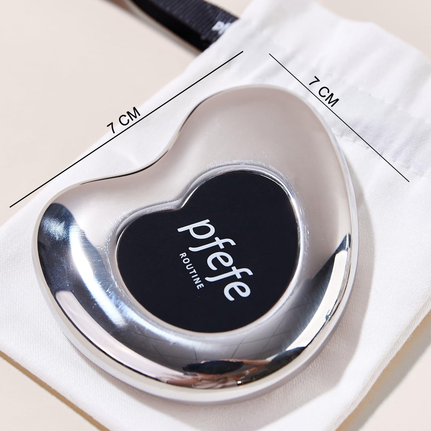 Pfefe Stainless Steel Cryo Gua Sha - Gua Sha Facial Beauty Tools - Metal Skin Care Gua Sha for Body SPA Face Neck Eye - Medaid International