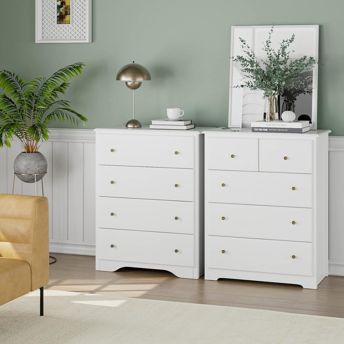Wooden 5 Drawers Cabinet