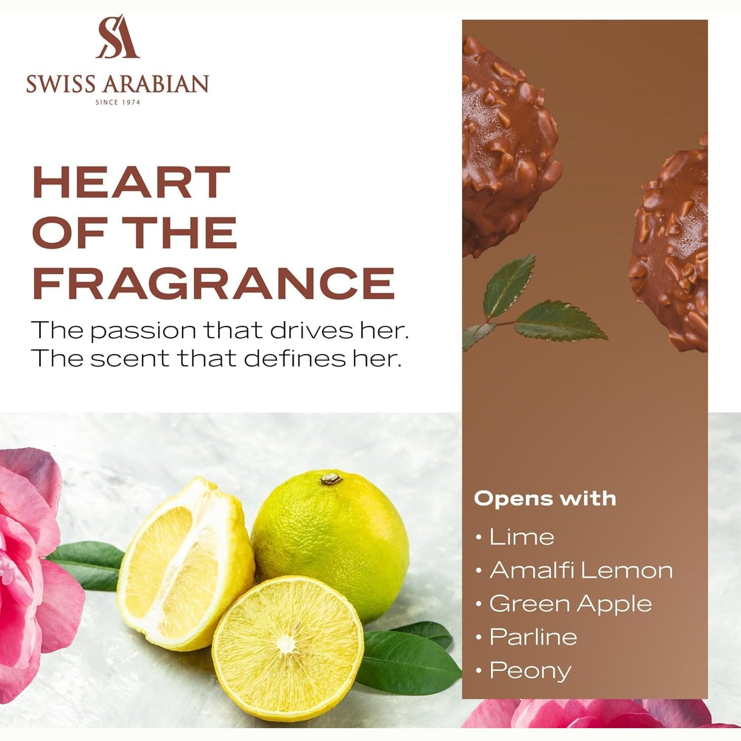 Swiss Arabian Shaghaf (Feminine) - Luxury Products From Dubai - Long Lasting Personal EDP Spray Fragrance - A Seductive Signature Aroma - 2.5 Oz - Medaid International