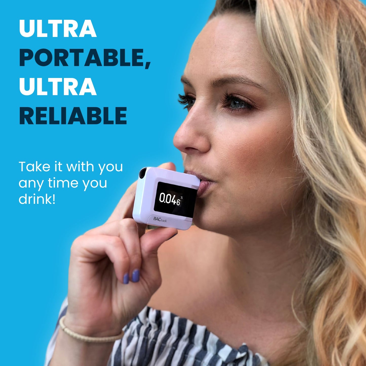 BACtrack C8 Breathalyzer | Professional-Grade Accuracy | Optional Wireless Smartphone Connectivity | Compatible w/ Apple iPhone, Google & Samsung Android Devices | Apple HealthKit Integration - Medaid International