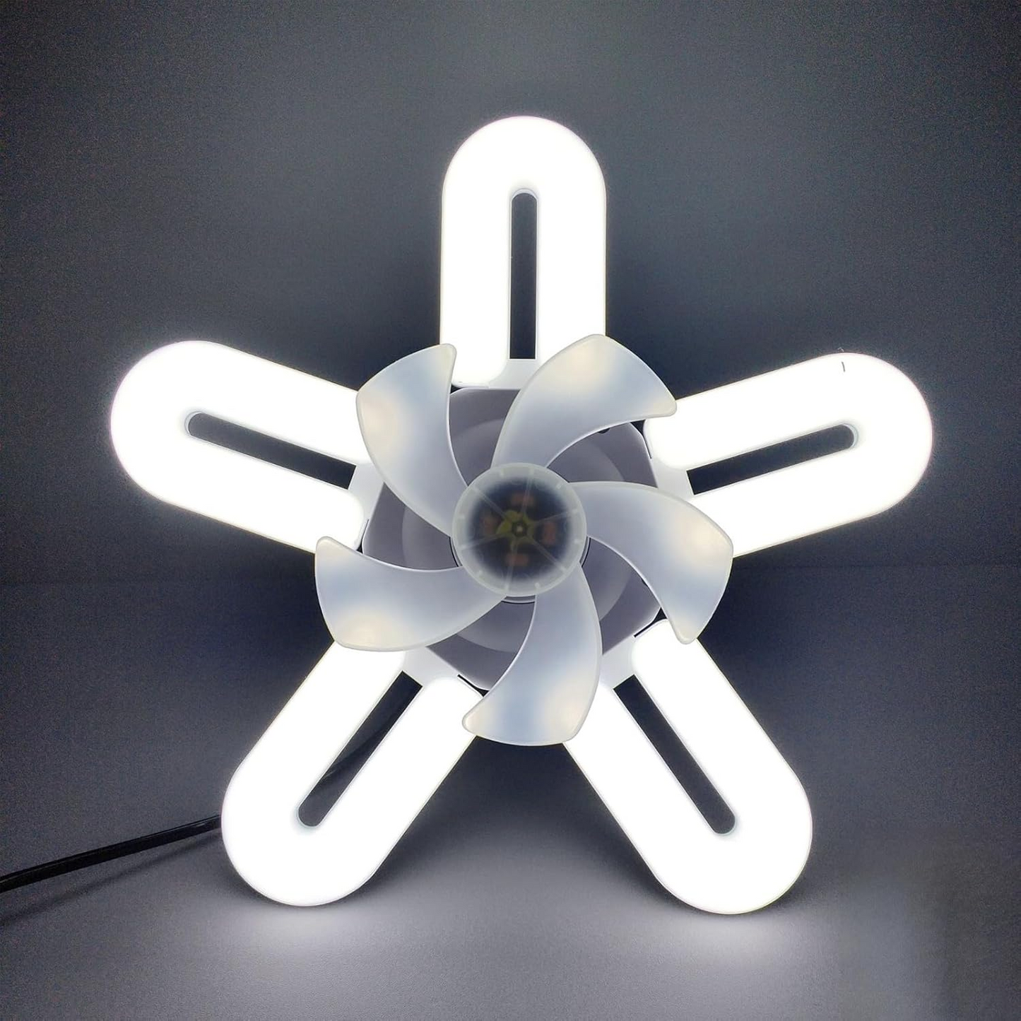 Socket Ushaped Fan Light ‚Äì Small Ceiling Fan with Integrated LED Lighting