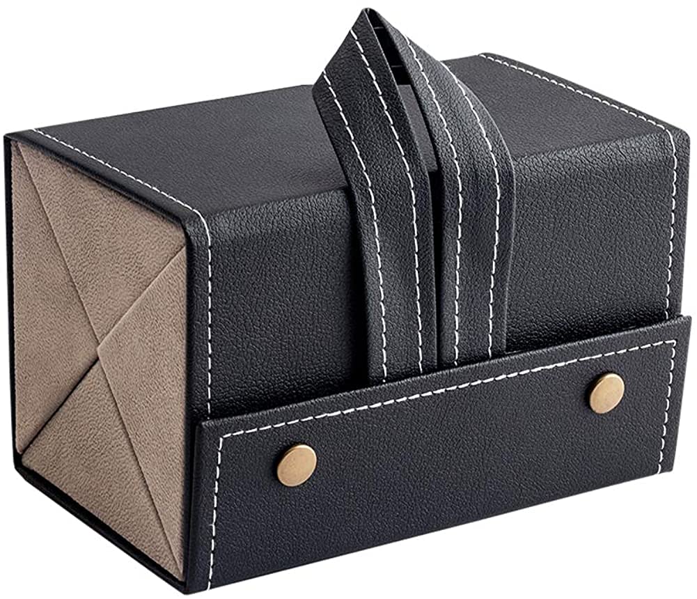 KASTWAVE Multi-slot Travel Sunglasses Case -Portable Glasses organizer For Storage & Display Travel Case (4 Slots Black)