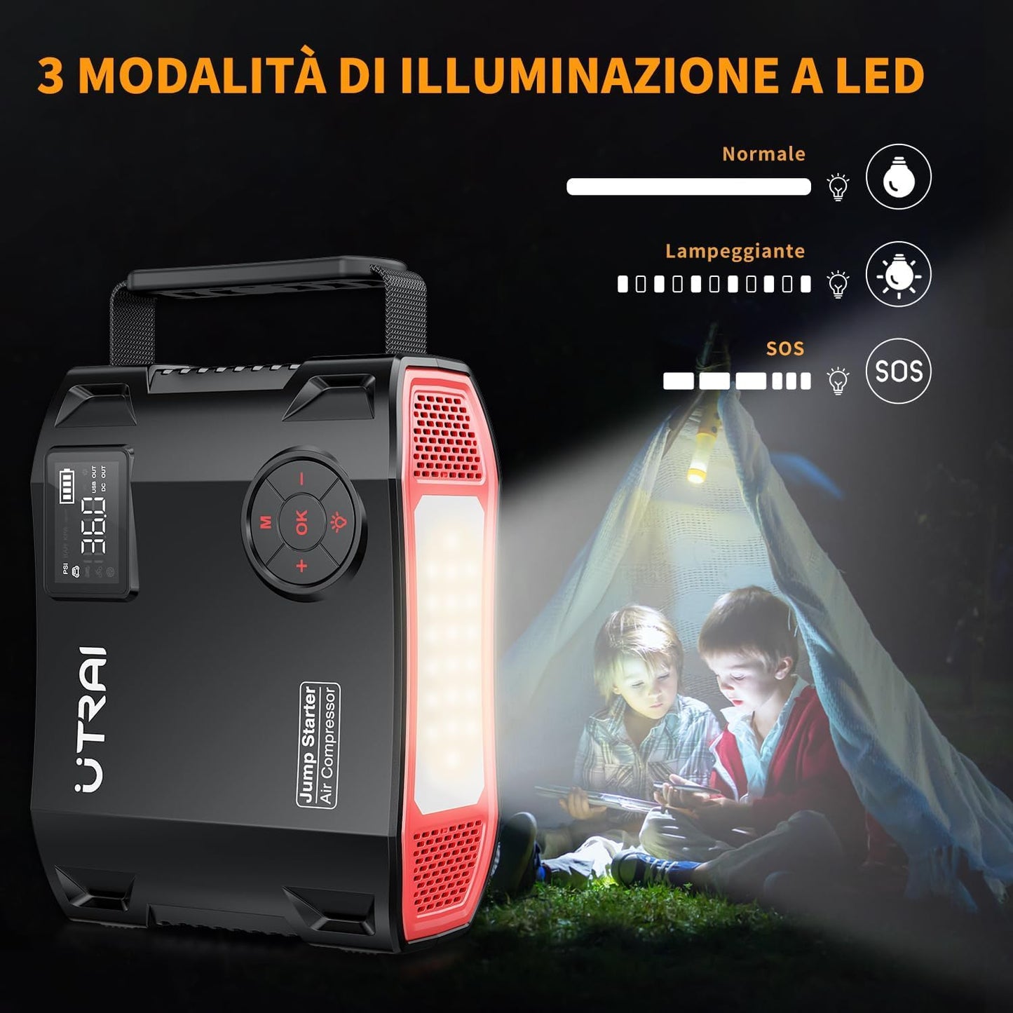 utrai 4-IN-1 Jump Starter