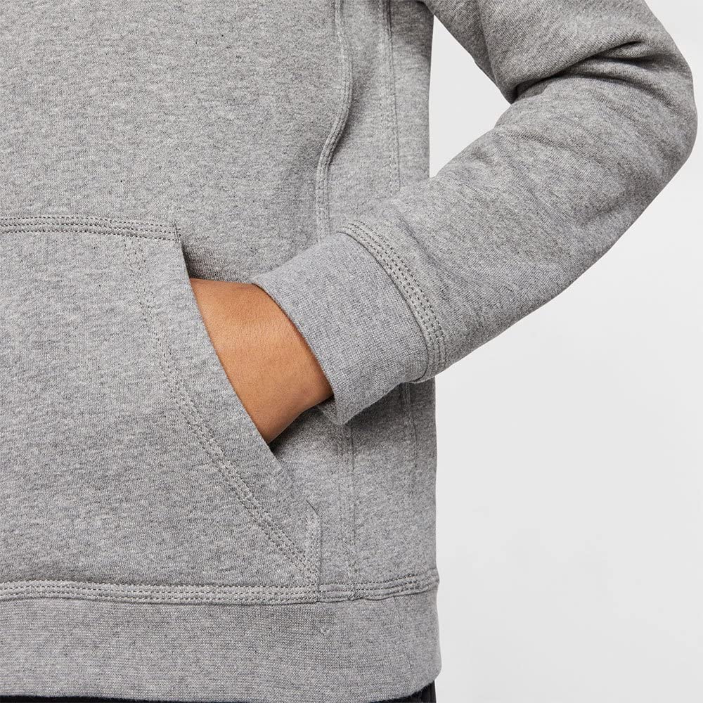 Nike Boys Sportswear Club+ Hbr Pullover Hoodie (US, Numeric, 6, Regular, Carbon Heather) - Medaid International