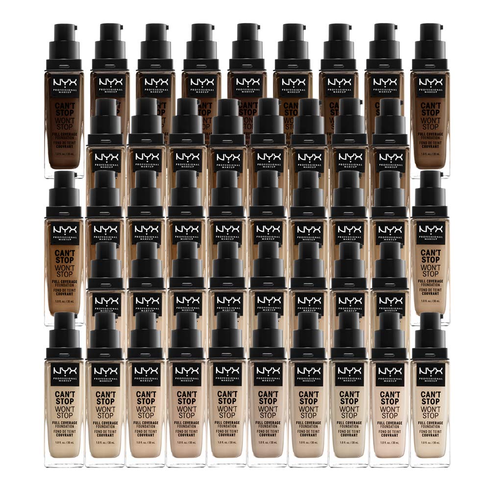 NYX PROFESSIONAL MAKEUP Can't Stop Won't Stop Foundation, 24h Full Coverage Matte Finish - Vanilla - Medaid International