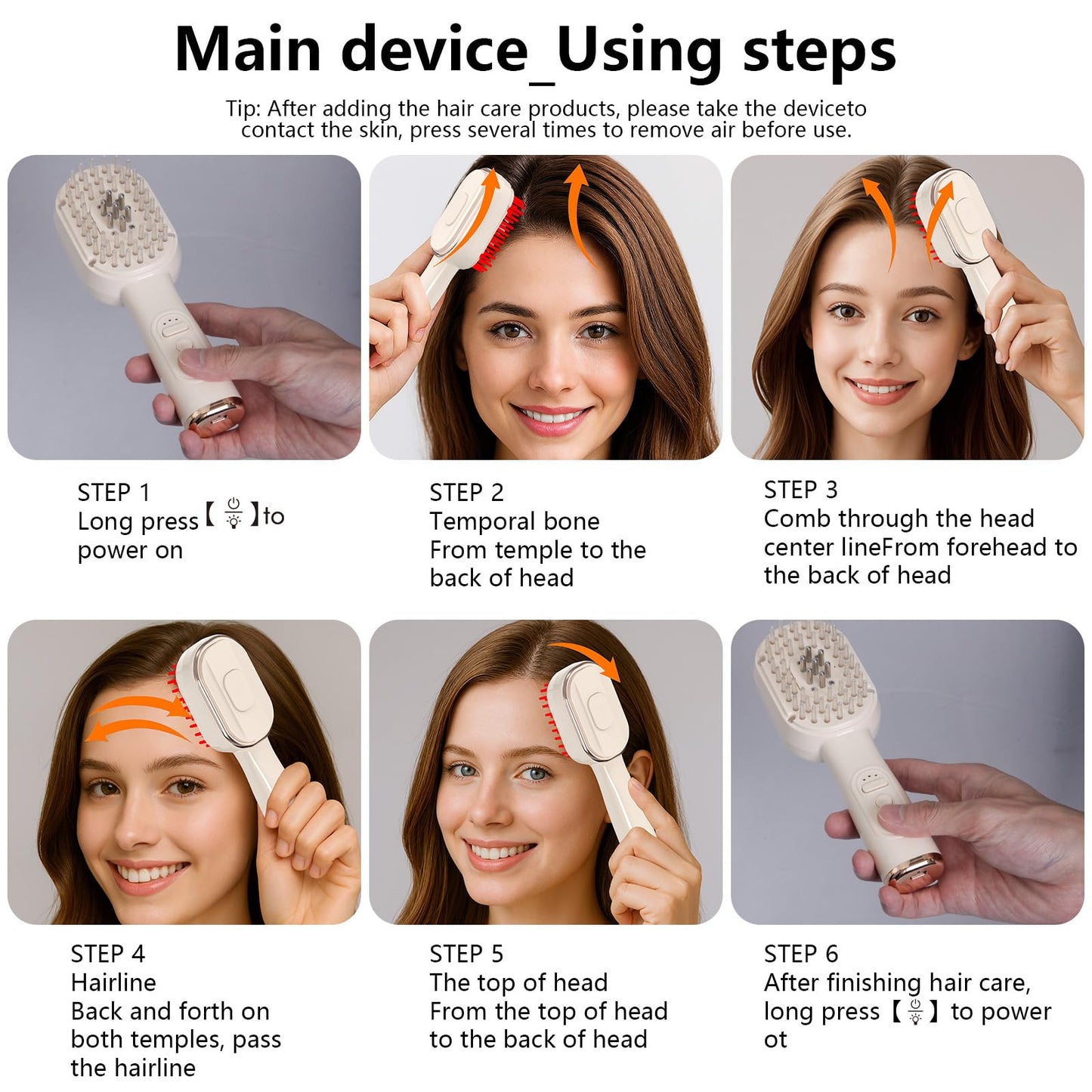 Laser Therapy Hair Growth Comb, Models: Lasercomb-001 - Medaid International