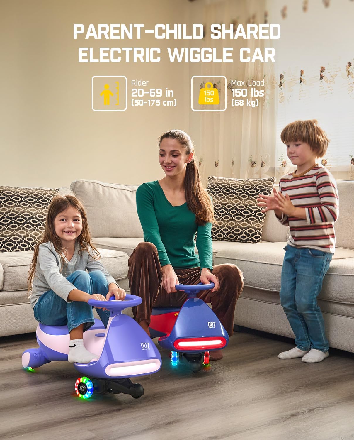 FanttikRide N7 Pro Electric Wiggle Car with Pedal