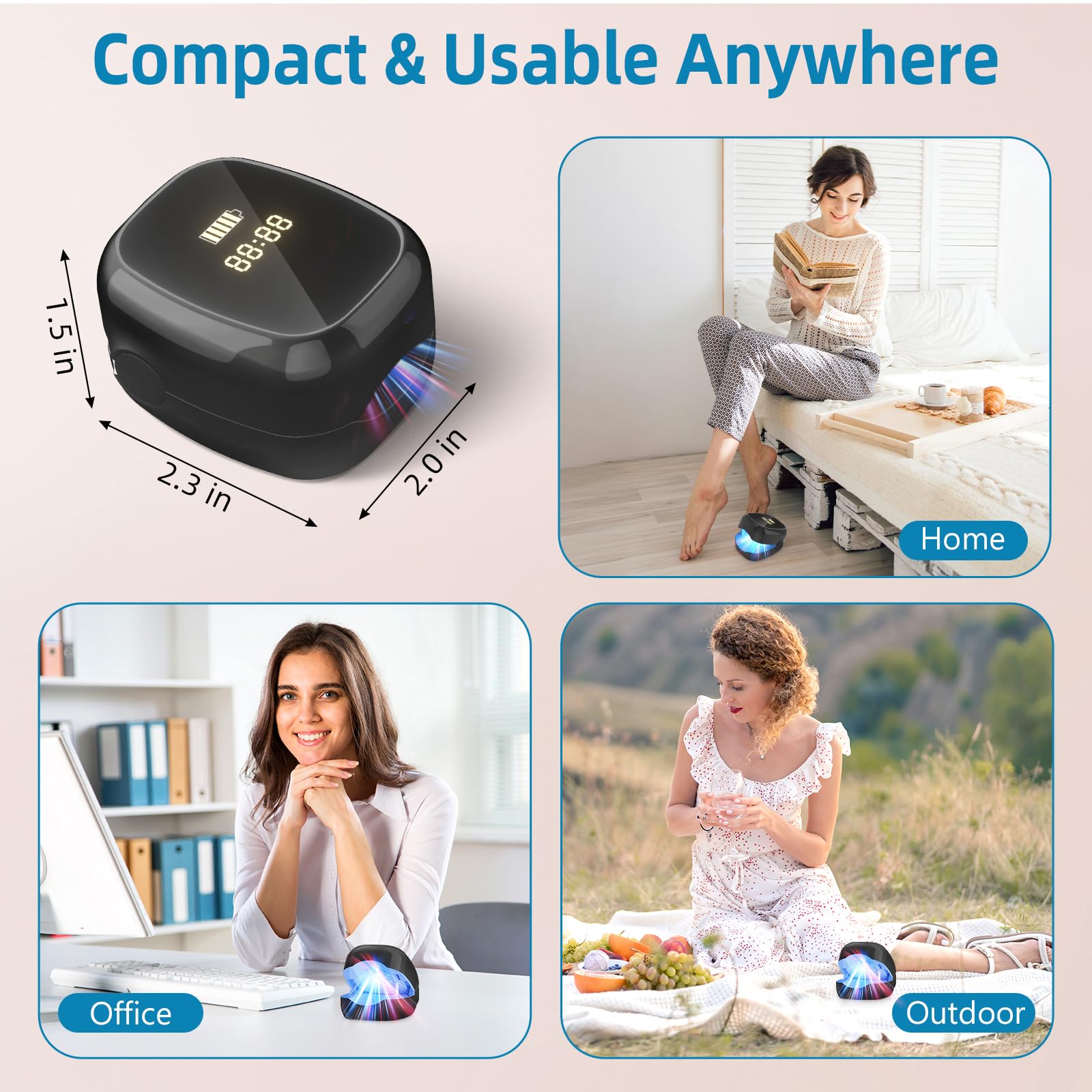 Nail Fungus Laser Treatment LED Light Device-Solution for Fungal Infections,Nail Fungus Laser Treatment Device for Damaged - Medaid International
