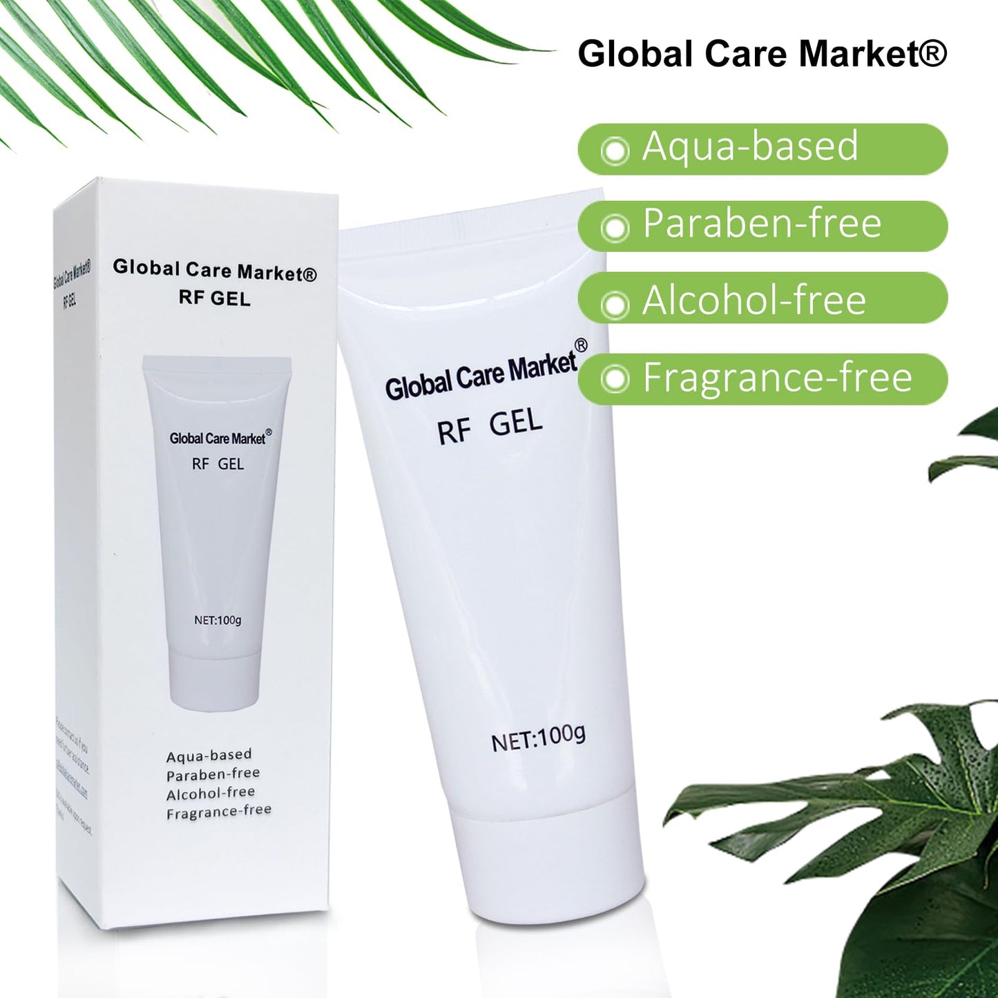 RF Conductive Gel for Microcurrent Facial Device, Hydrating Cream for Radio Frequency Skin Tightening Machines, Paraben-free Skin Cooling Gel for IPL Hair Removals - Medaid International