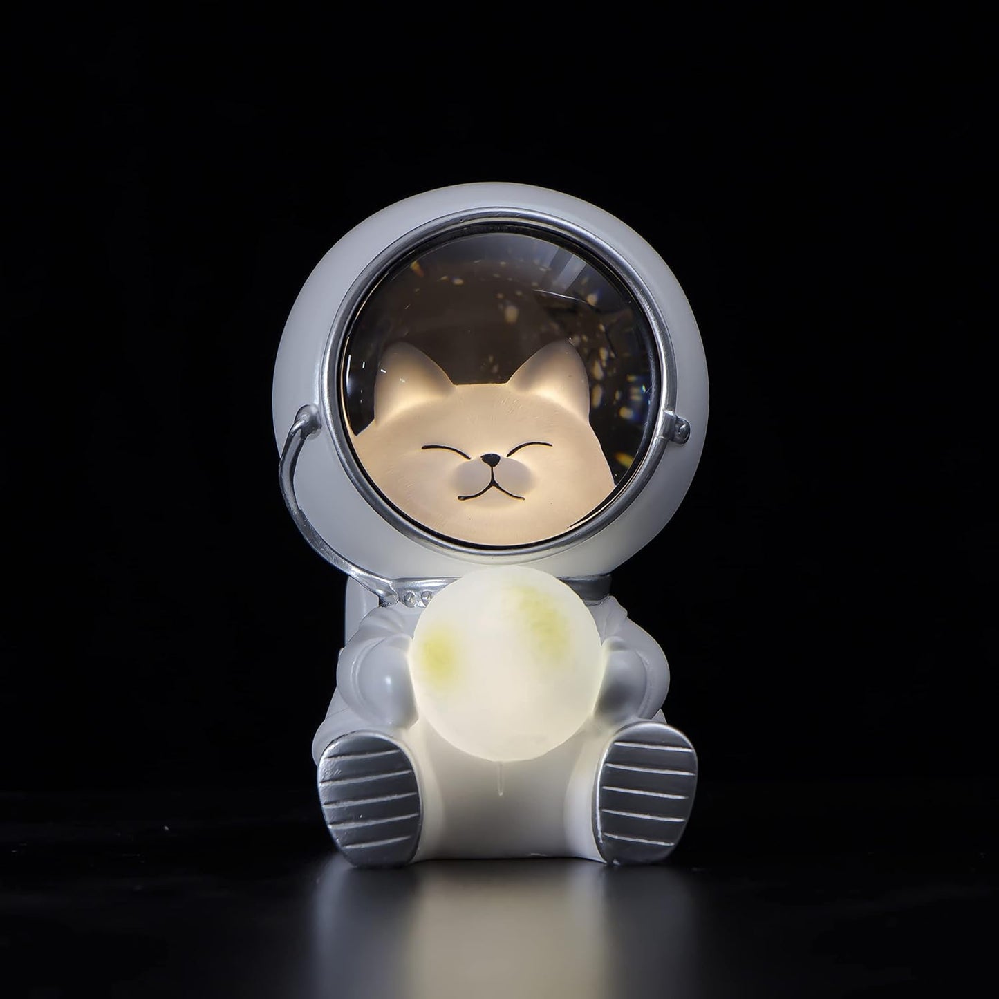 Cute Spaceman LED Night Light Nursery Astronaut Moon Lamps Galaxy