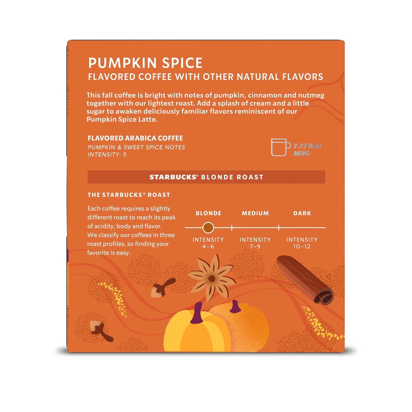 Starbucks by Nespresso Vertuo, Pumpkin Spice, 32-count Coffee Pods, Brews 7.8 oz.