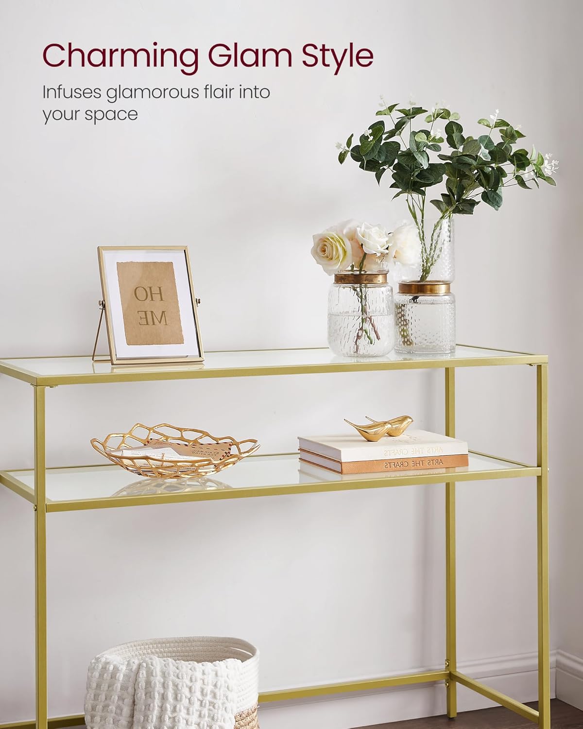 VASAGLE Console Table LGT025A01