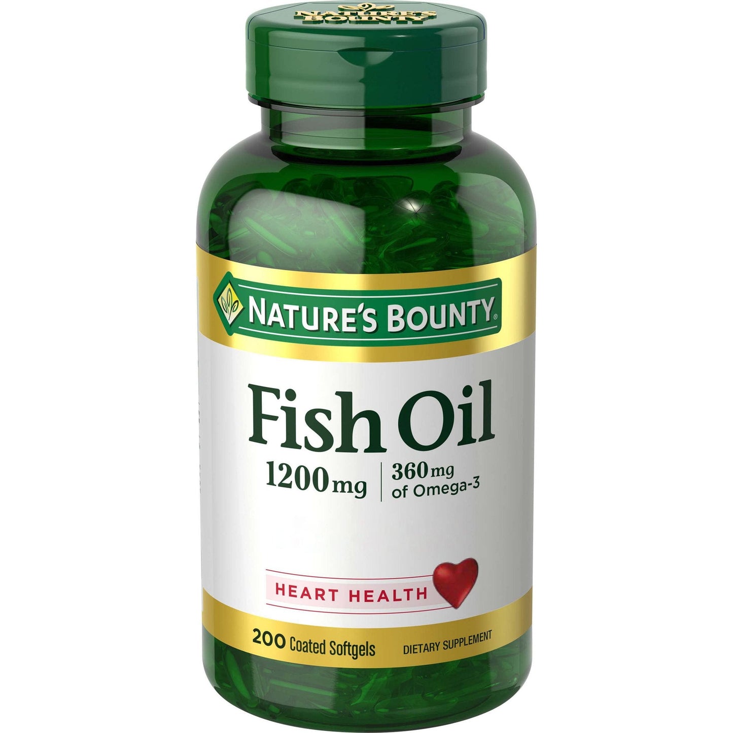 Nature's Bounty Fish Oil, 200 Count - Medaid International