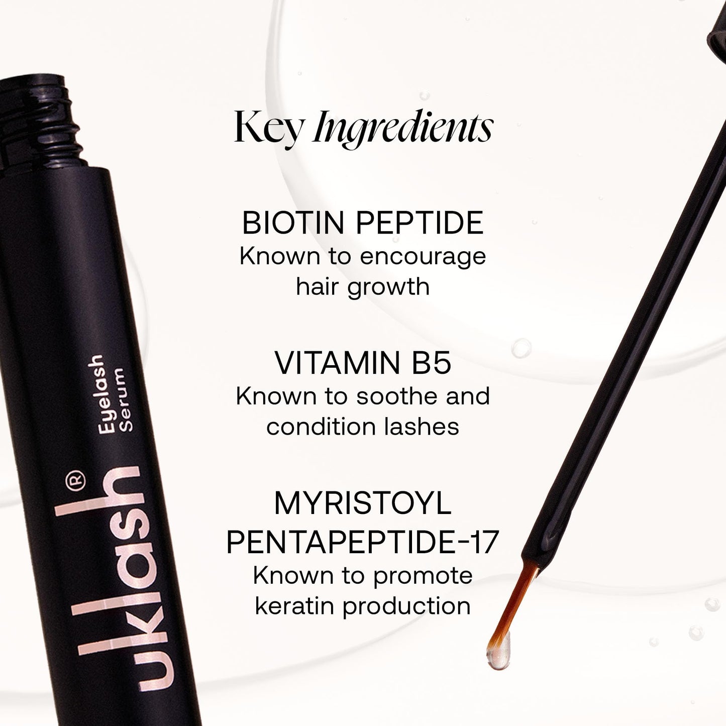 UKLASH Eyelash Growth Serum - #1 Rated Lash Serum for Longer, Fuller Lashes - Formula for Naturally Longer Lashes and Extensions - Vegan & Cruelty-free - Medaid International
