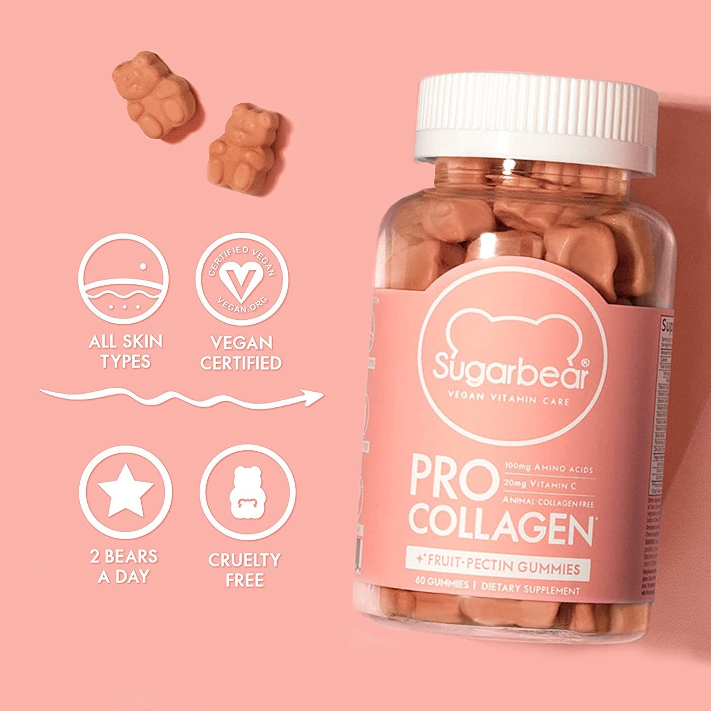 Sugarbear - ProCollagen Vitamin Gummies | 60 Gummies - Medaid International