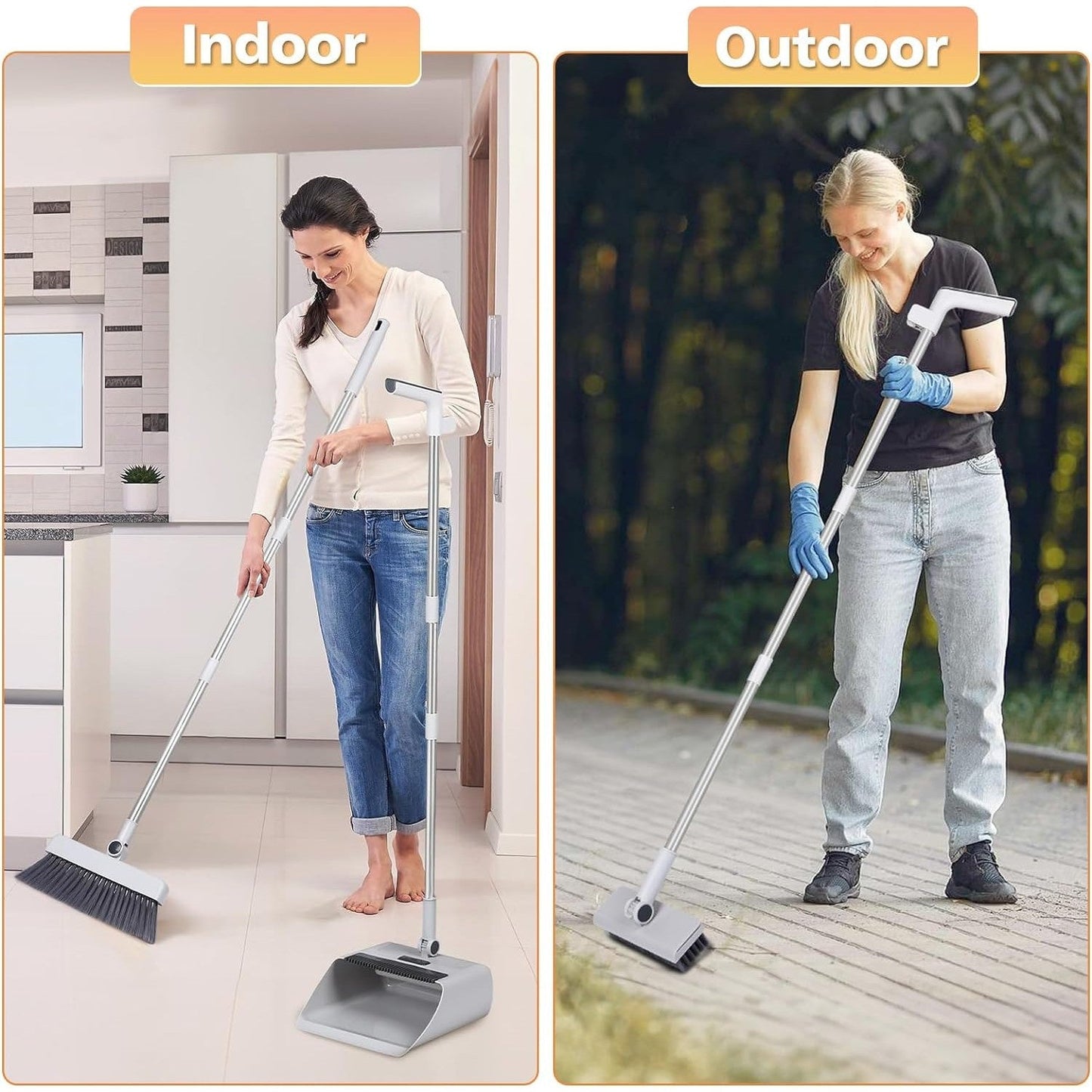 4 in 1 Cleaning Dustpan Set