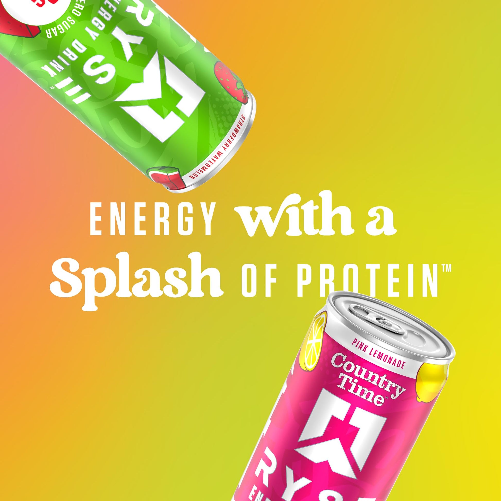 RYSE Functional Energy Drink - 5 Flavors Variety Pack - 150mg Natural Caffeine, 8g Whey Protein & 1g Prebiotics - Sugar Free, Gut-Friendly, Bloat-Free - 12 fl oz Cans (12-Pack) - Medaid International
