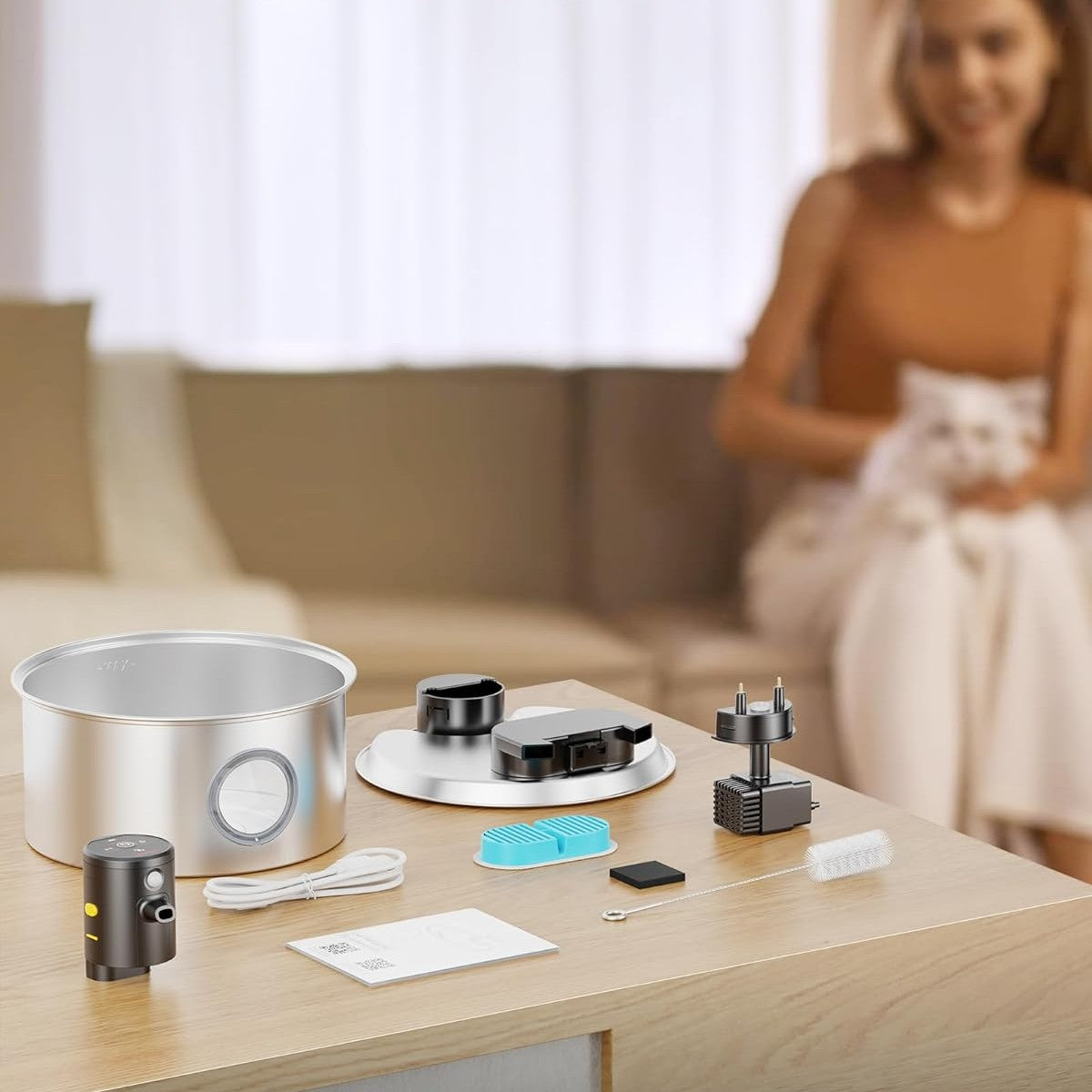 Stainless Steel Water Fountain With Sensor