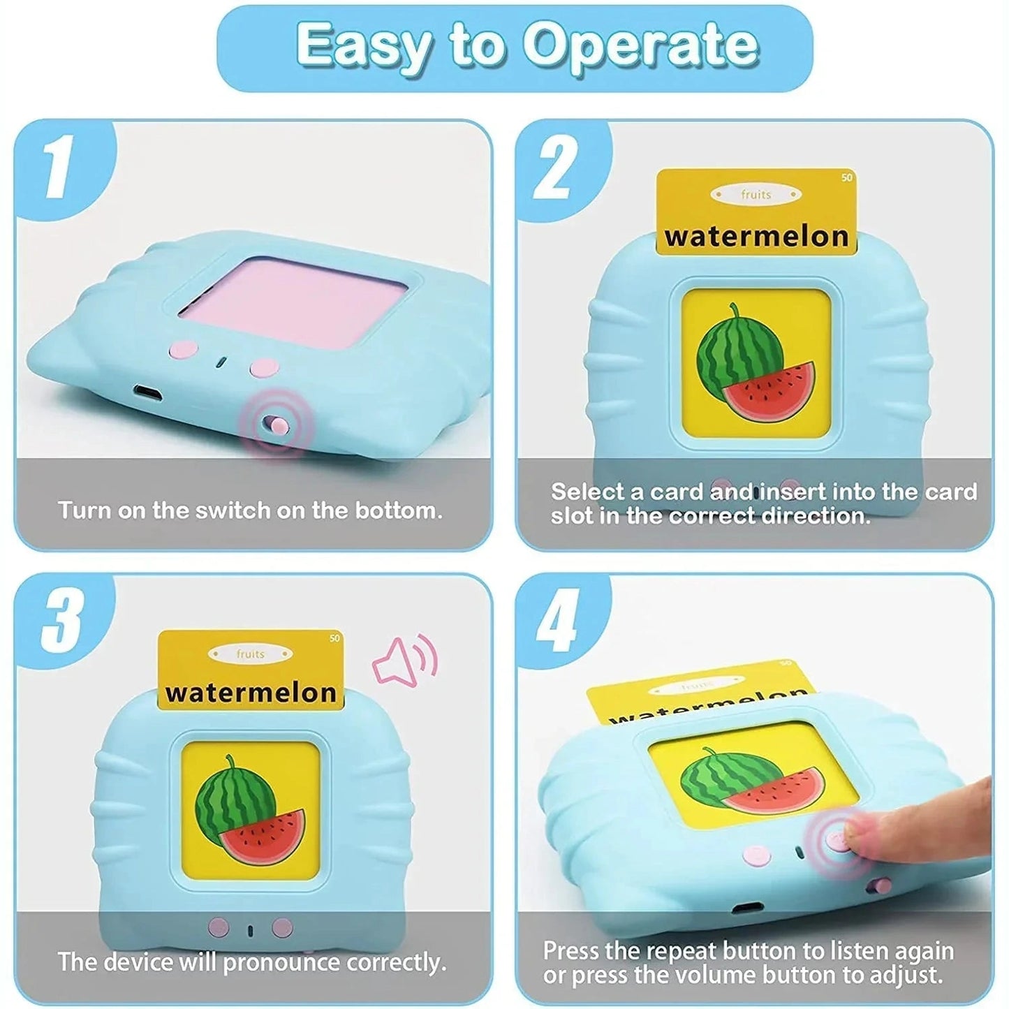 Talking Educational Flash Cards بطاقات تعليمية ناطقة