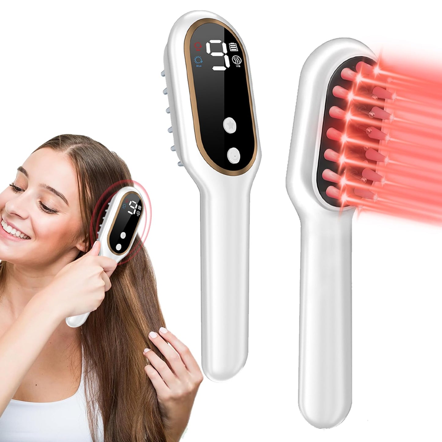Laser Hair Growth Comb, Hair Growth Device, promote hair growth in women and men - Medaid International