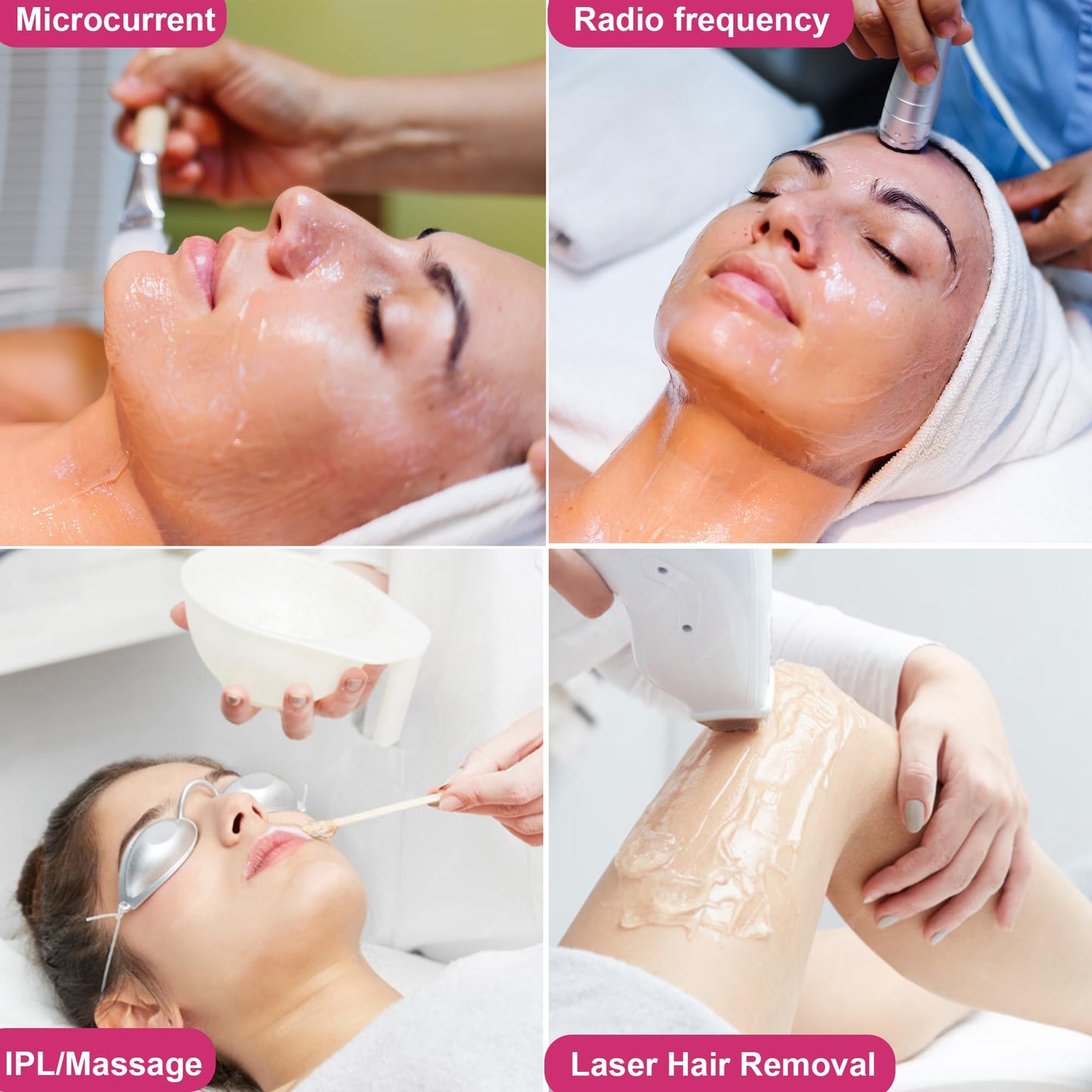 YMEYFAN 2.5L Large Conductive Gel for Microcurrent Facial Device, Radio Frequency Laser Hair Removal Cooling Gel, Sulfate & Phthalate-Free, Sodium Hyaluronate, Ceramide AP for Skin Soothing Hydrating - Medaid International