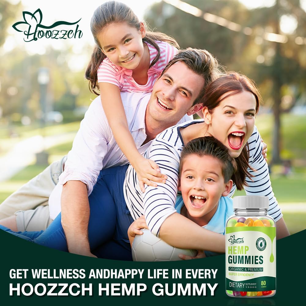 High Potency Hemp Gummies Made with Pure Hemp Oil Gummy, Advanced Extra Strength Vegan, Gluten- Free for Adults Made in USA - Medaid International