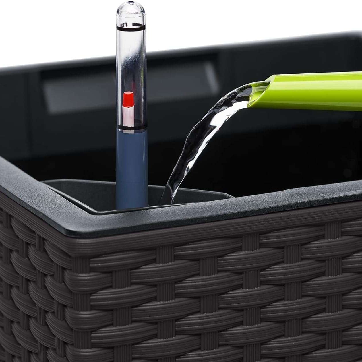EMSA -‎517589- Indoor Flower Pot – self-watering system & water level indicator – Granite
