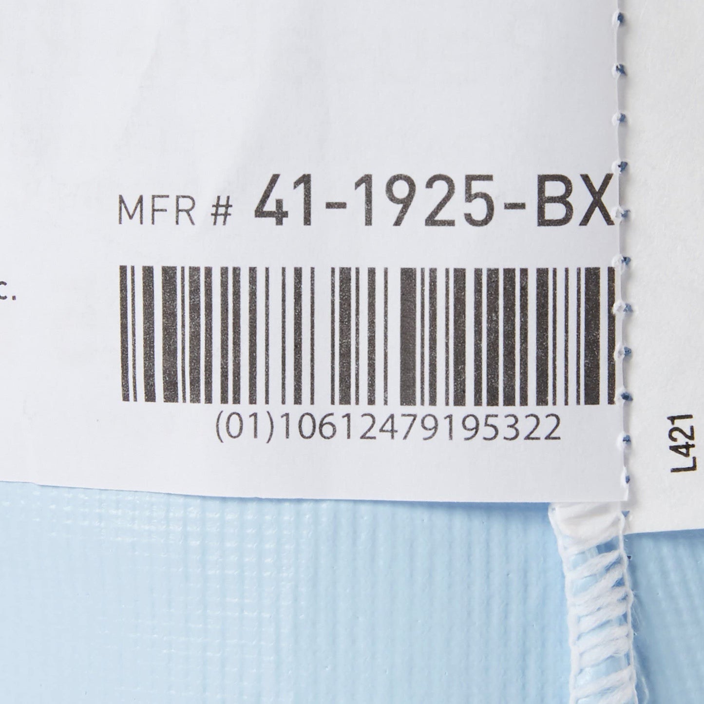 McKesson Medical Pillow [1 Count] Reusable Hospital Bed Pillows, Vinyl Cover, Fluid Moisture and Stain-Resistant, Blue, 19 in x 25 in - Medaid International