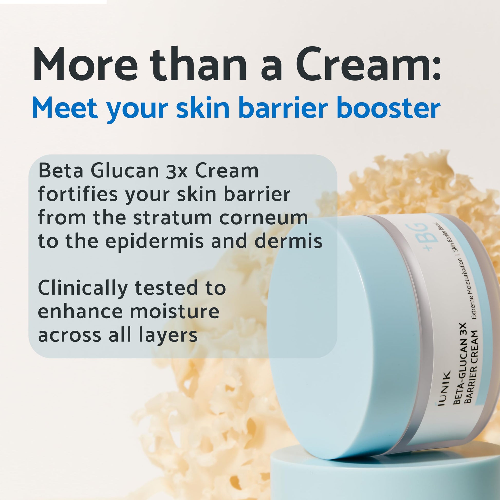 IUNIK Beta-Glucan Hydration Serum & 3x Barrier Moisturizing Cream Set – Deep Hydration, Skin Barrier, Anti-Aging Face Moisturizer Duo for Dry Sensitive Skin | Vegan Korean Skincare with Panthenol - Medaid International