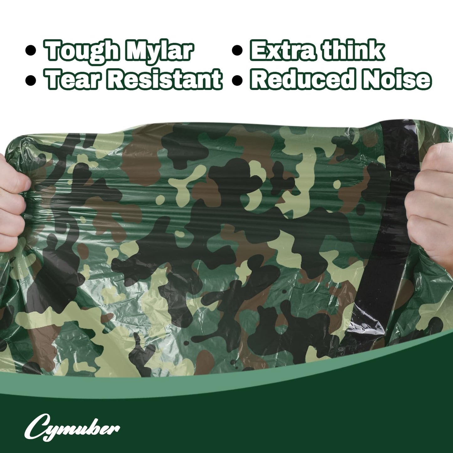 Emergency Sleeping Bag Survival Bag, Cymuber Portable Waterproof Thermal Bivy Sacks Tac Bivvy Bags,Camping Mylar Sleeping Bag Survival Gear Emergency Blankets Survival Shelter