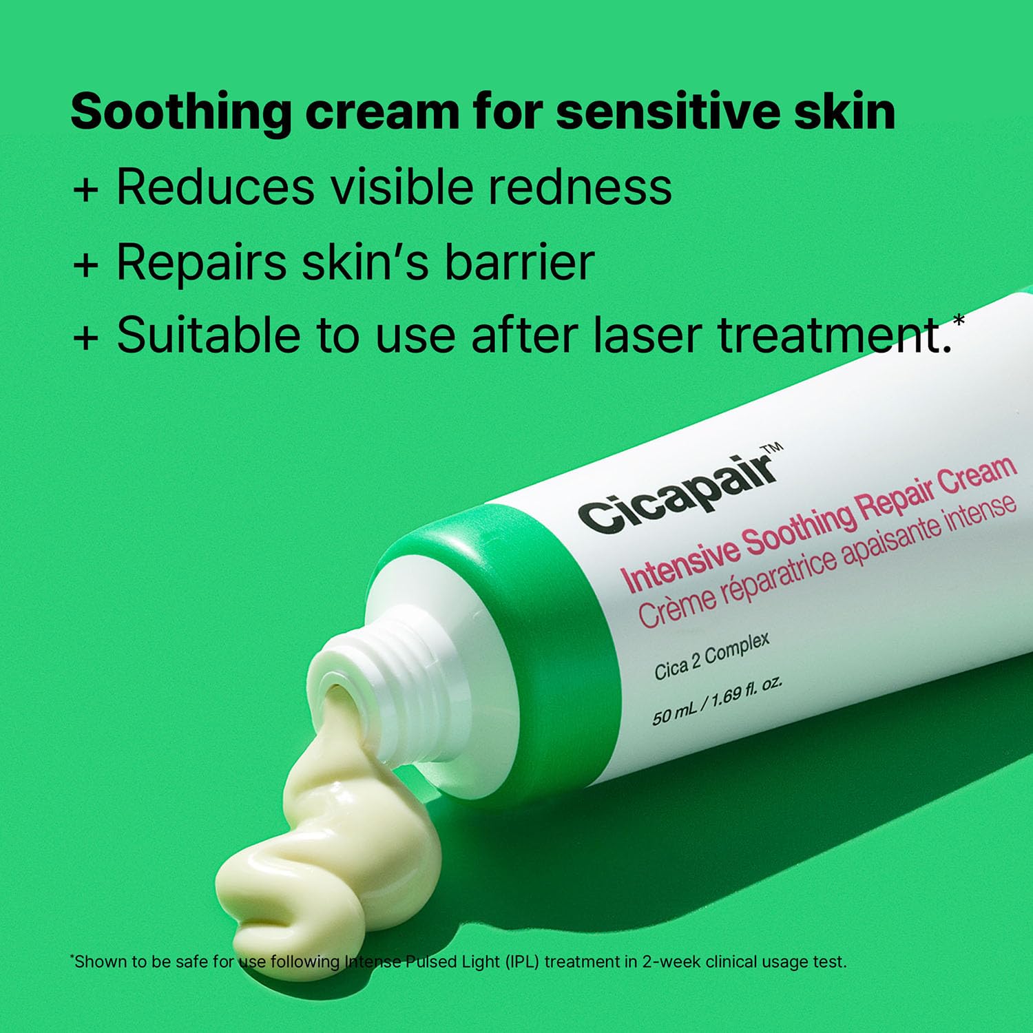 Dr.Jart+ Cicapair Sensitive Skin Korean Face Moisturizer for Redness and Barrier Repair with Centella Asiatica | Korean Skin Care | Travel Size, 0.51 Fl Oz - Medaid International