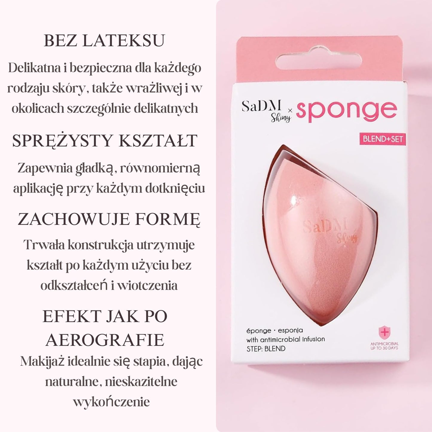 Makeup Blender Sponge for Liquid & Cream Foundation, Blush & Powders - Full Coverage, Streak-Free Professional Makeup Applicator Tool - Washable & Latex Free - Ideal for Dry & Wet Use - Medaid International