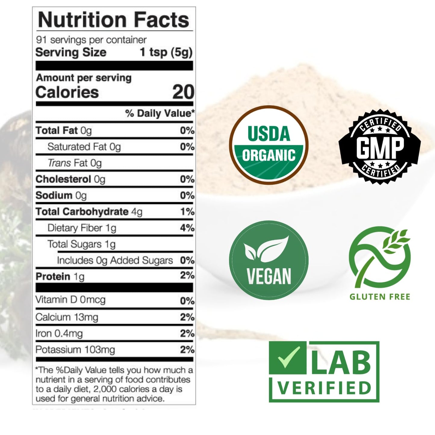 Organic, Raw Peruvian Black Maca Root Powder - Premium USDA Certified, Ideal for Men & Women, Boost Workouts, Enhance Muscle Recovery, Non-GMO, Vegan Superfood, 16 oz - Medaid International