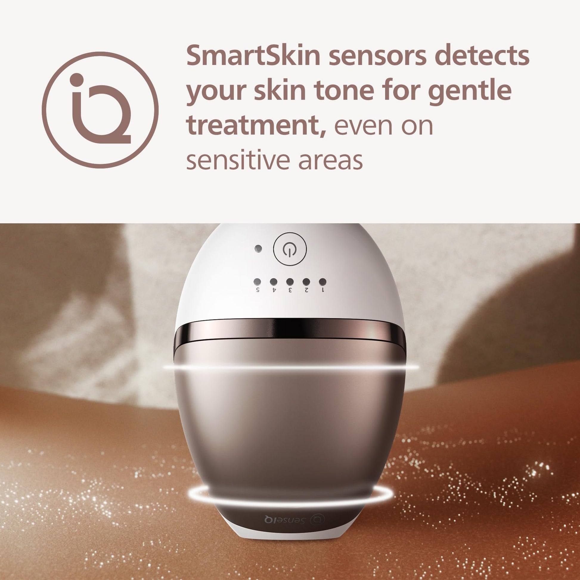 Philips Lumea 8000 Series IPL Hair Removal Device - Permanent Visible Hair Reduction Done at Home, SenseIQ Technology, 3 Attachments for Body, Face & Sensitive Areas, for Women & Men, BRI937/03 - Medaid International