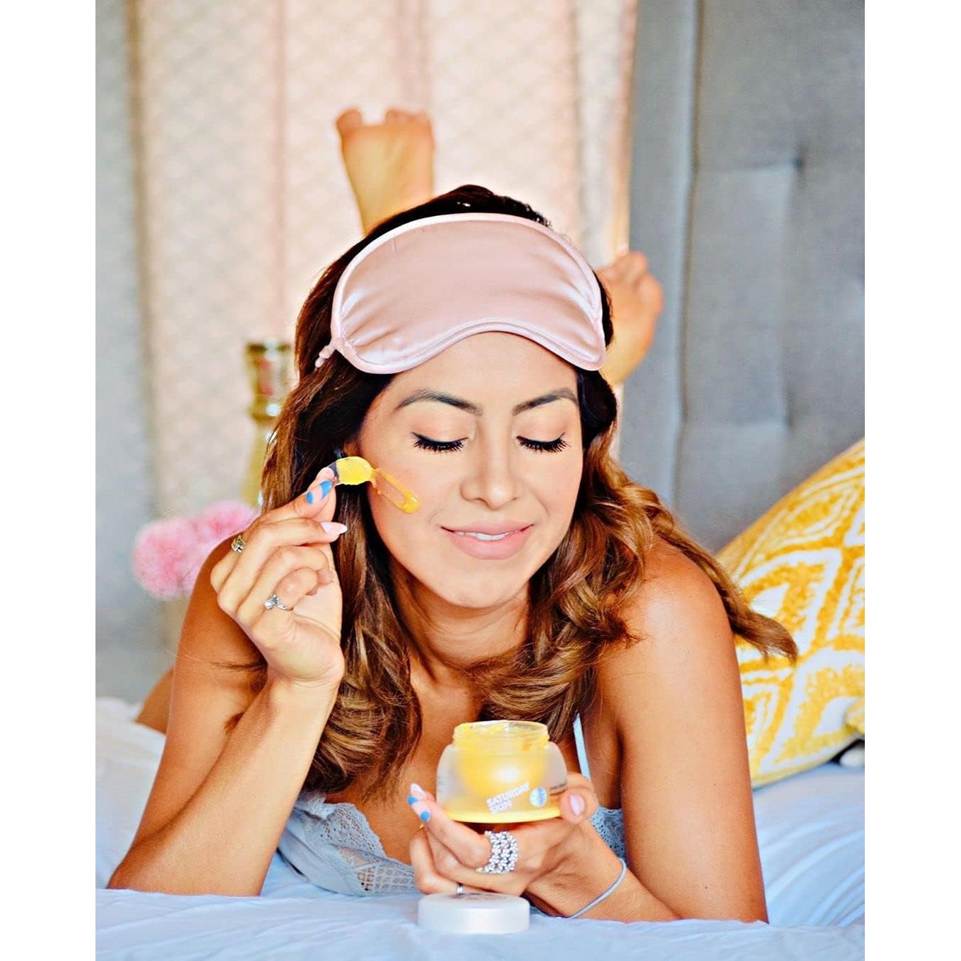 Saturday Skin Yuzu Vitamin C Overnight Sleep Mask Regenerist Retinol Ultra Rich Face Moisturizer Cream Smooth Skin and Reduce Wrinkles Ideal for All Skin Types - Medaid International