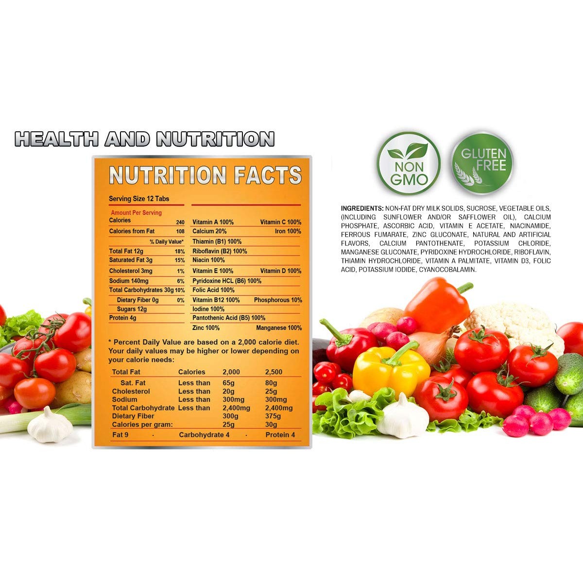 Survival Tabs 8-Day Emergency Food Supply – 96 Tabs for Tornado, Hurricane, Disaster Relief – Long Shelf Life, Lightweight, No Prep Emergency Food Ration Non-GMO Gluten-Free