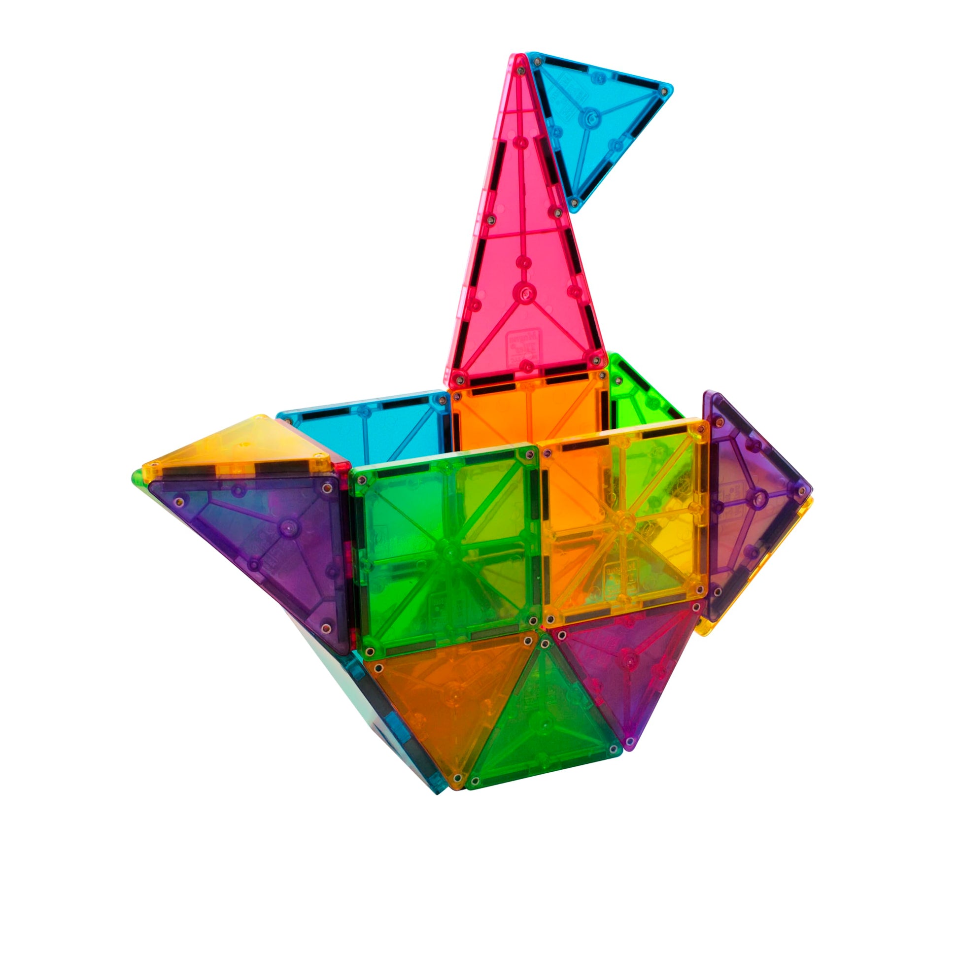MAGNA-TILES Classic 32-Piece Magnetic Construction Set, The ORIGINAL Magnetic Building Brand - Medaid International